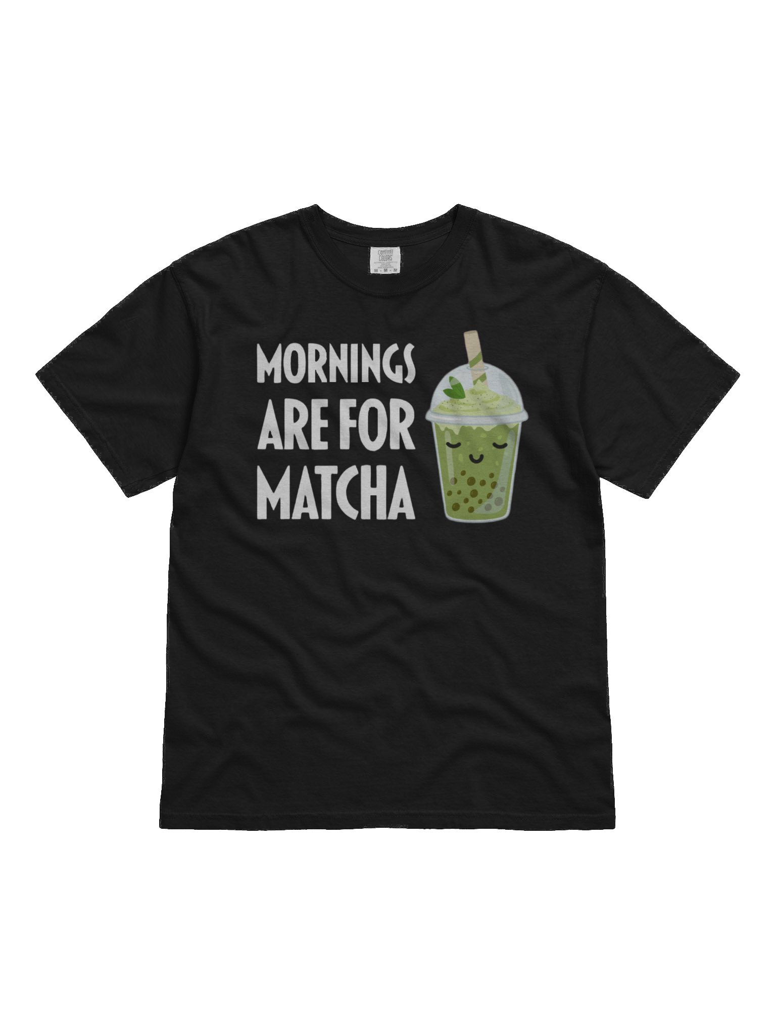 Matcha Bubble Tea Bliss Cartoon T-Shirt product image (12)
