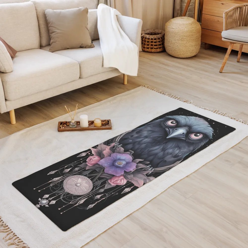 Black Premium Yoga Mat - Featuring Bird Mystery product image (5)