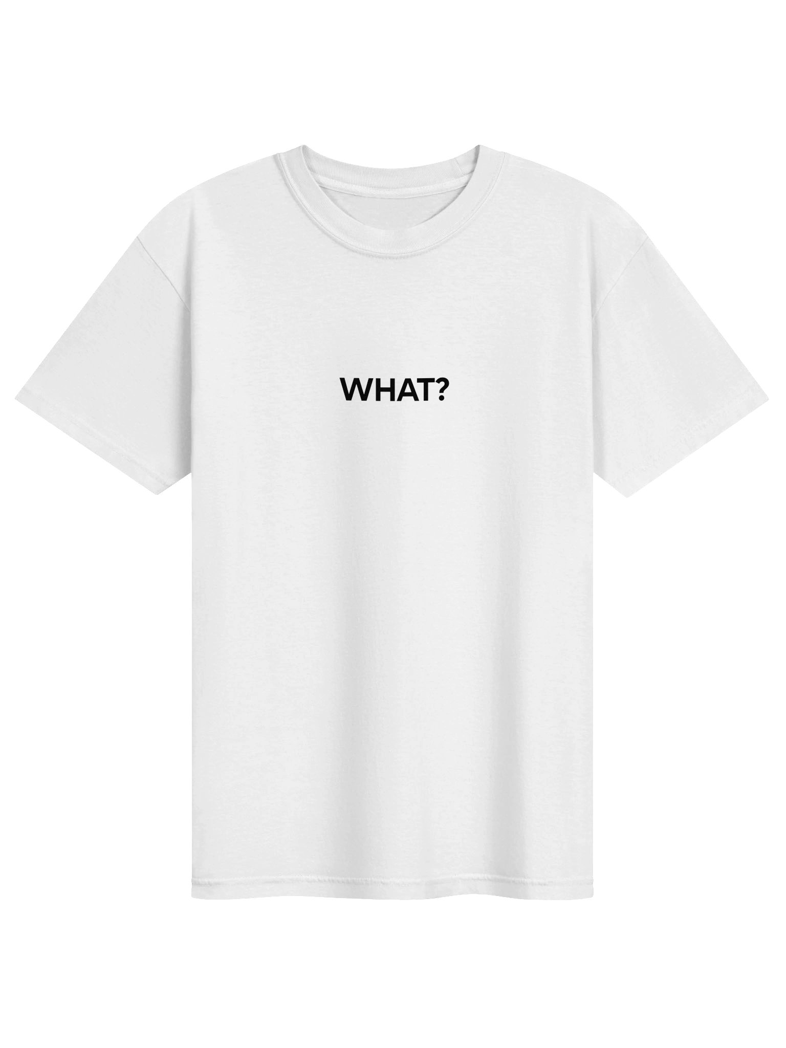 WHAT? Graphic Heavyweight Tee - WHITE product image (1)