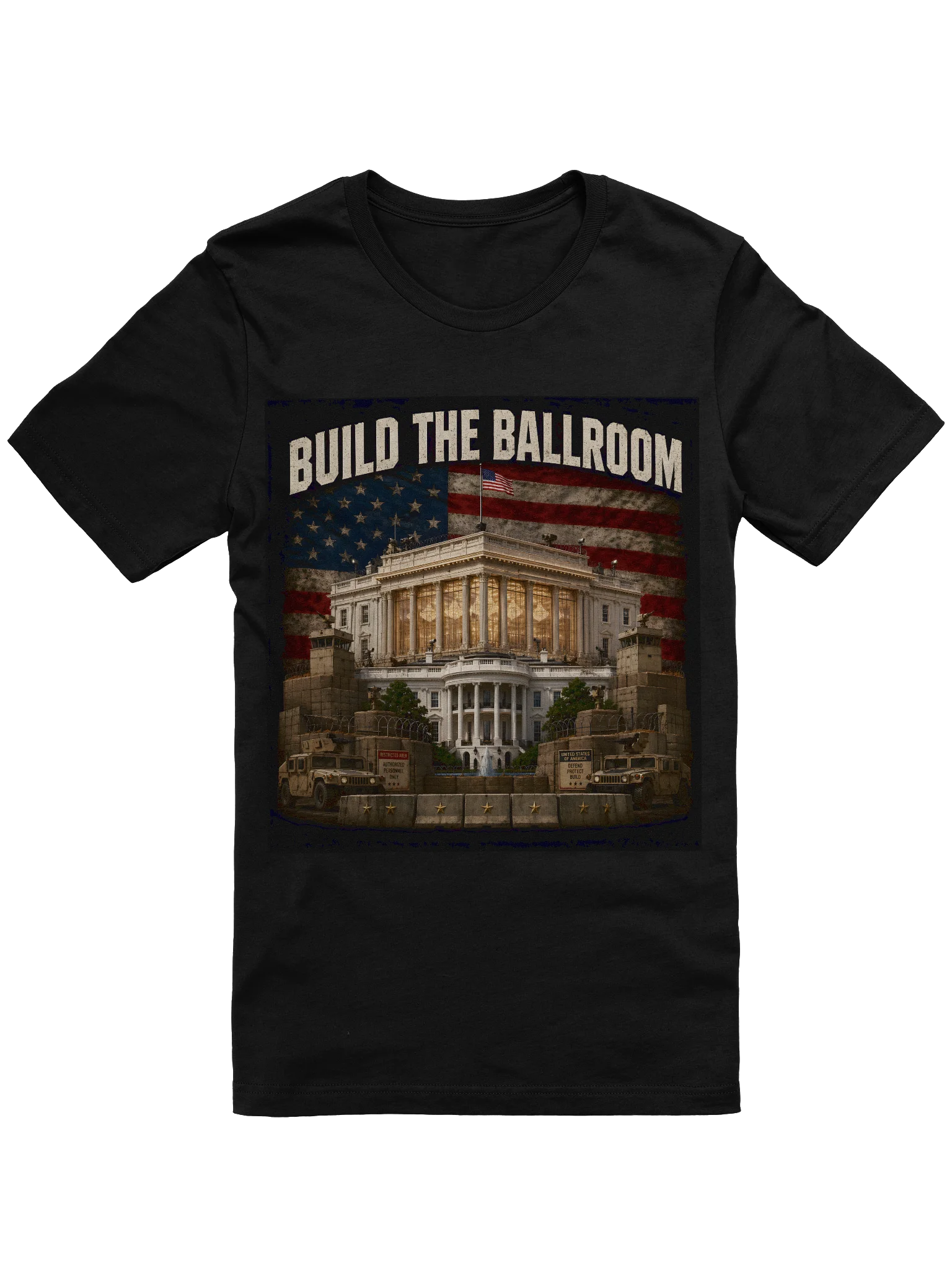 Women’s BUILD THE BALLROOM — Fortress Flag Tee product image (1)