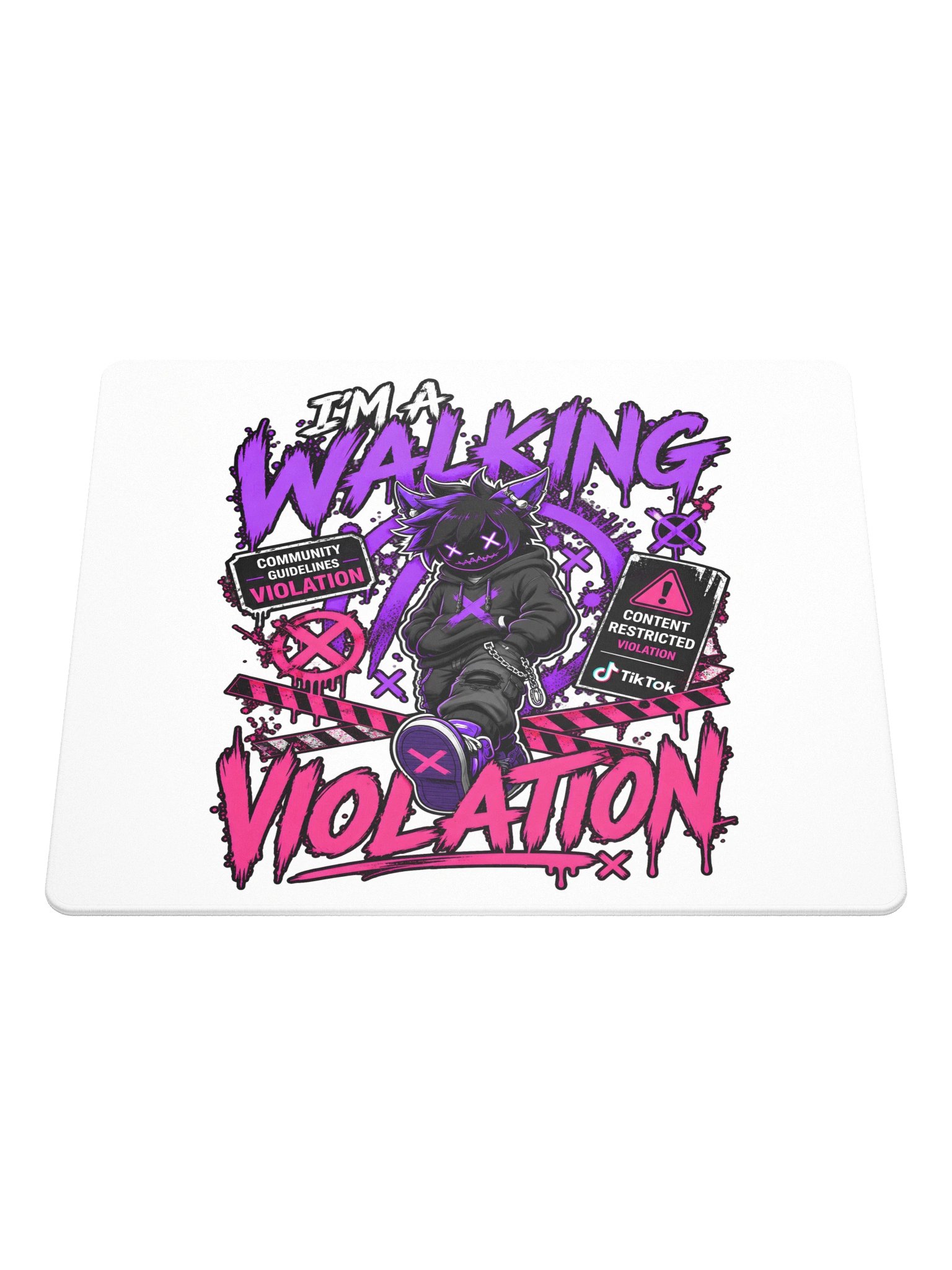 Walking Violation Anime Gaming Mouse Pad product image (1)