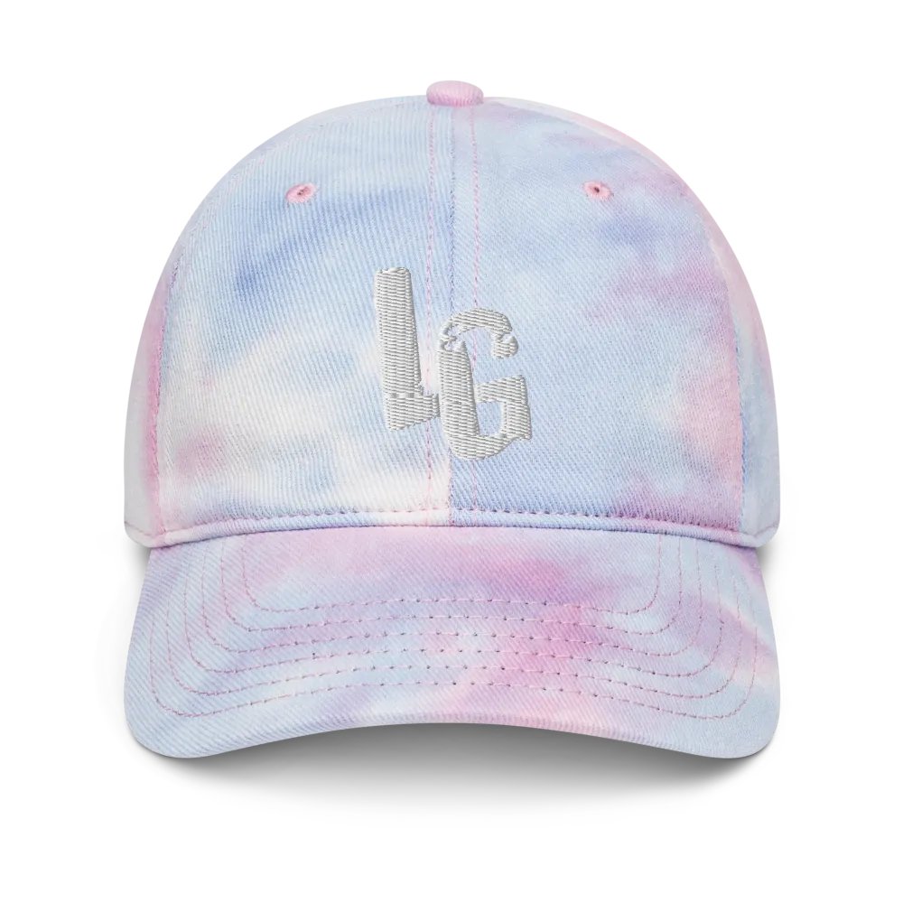 Tie-Dye Hat Embroidered Logo (WHITE) product image (1)