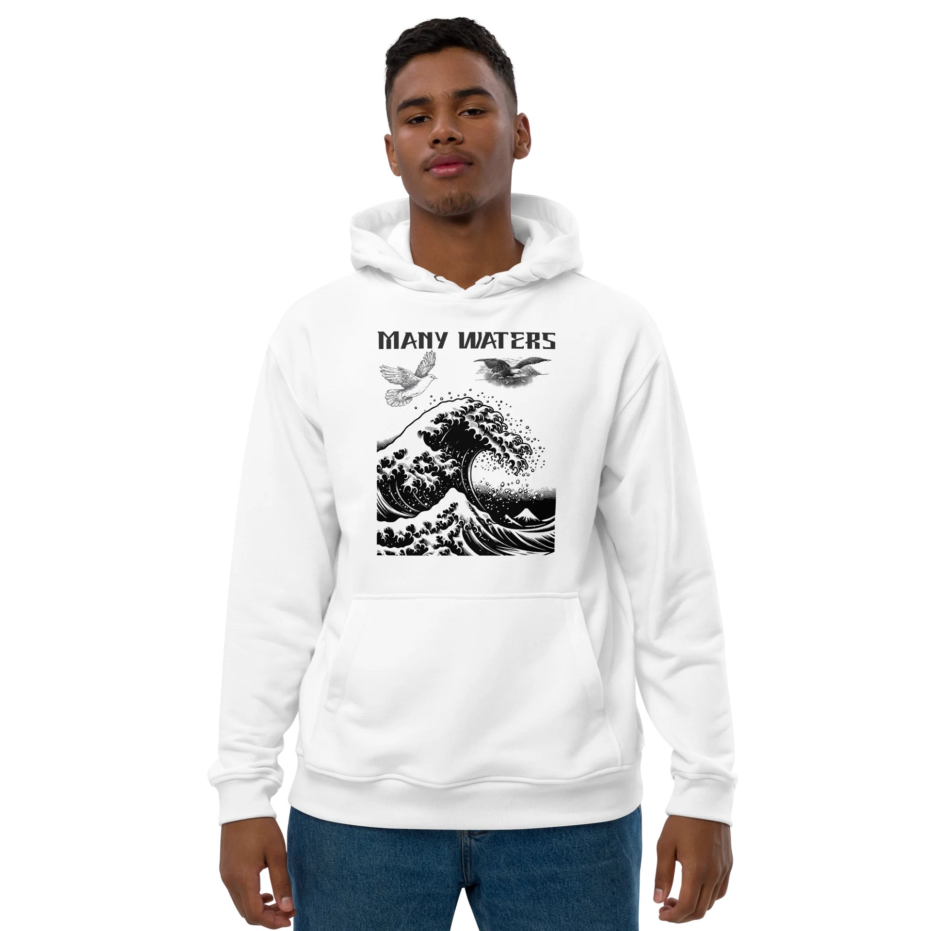 Many waters hoodie unisex product image (1)