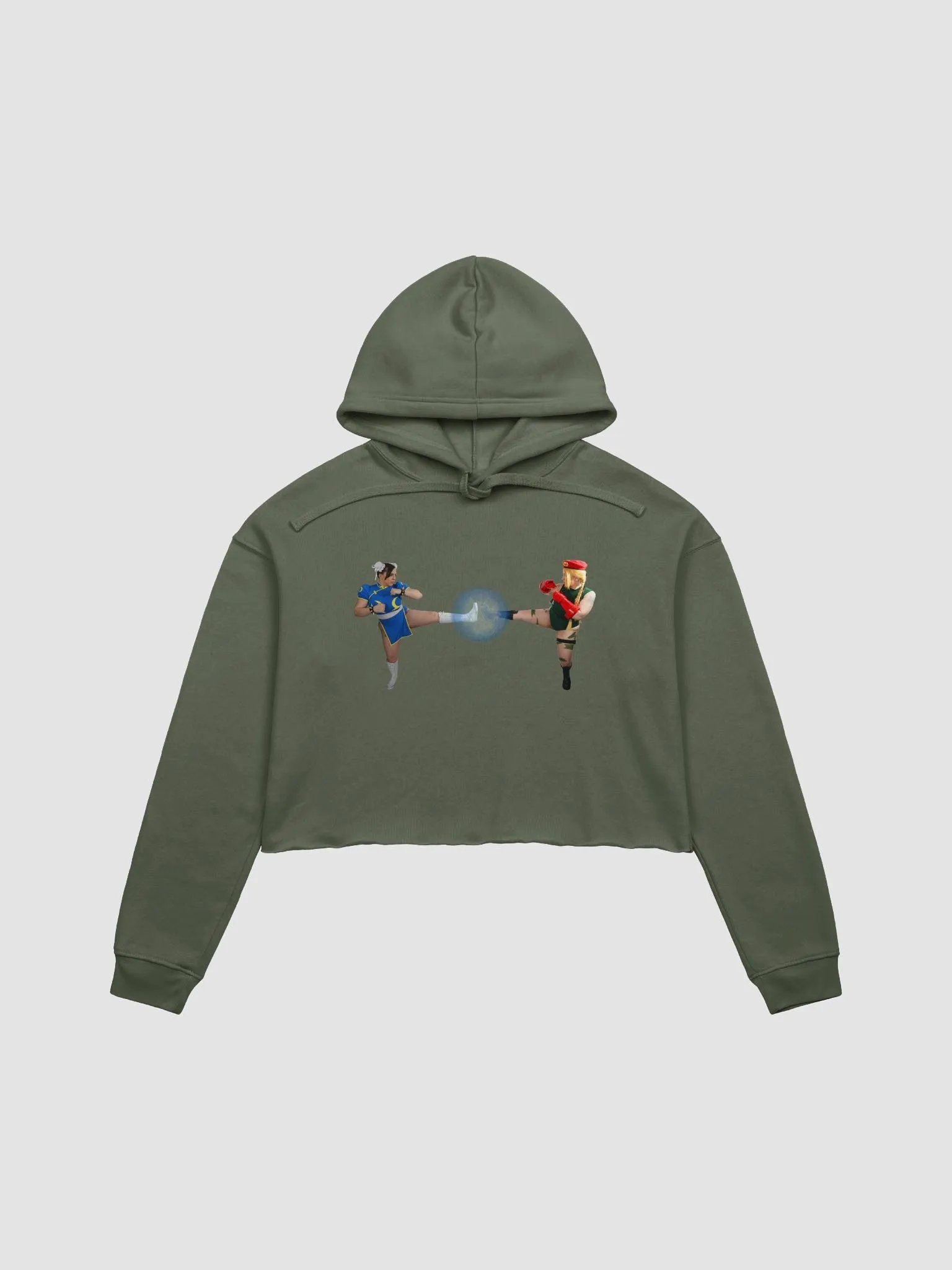 Chun Li x Cammy Crop Hoodie product image (17)
