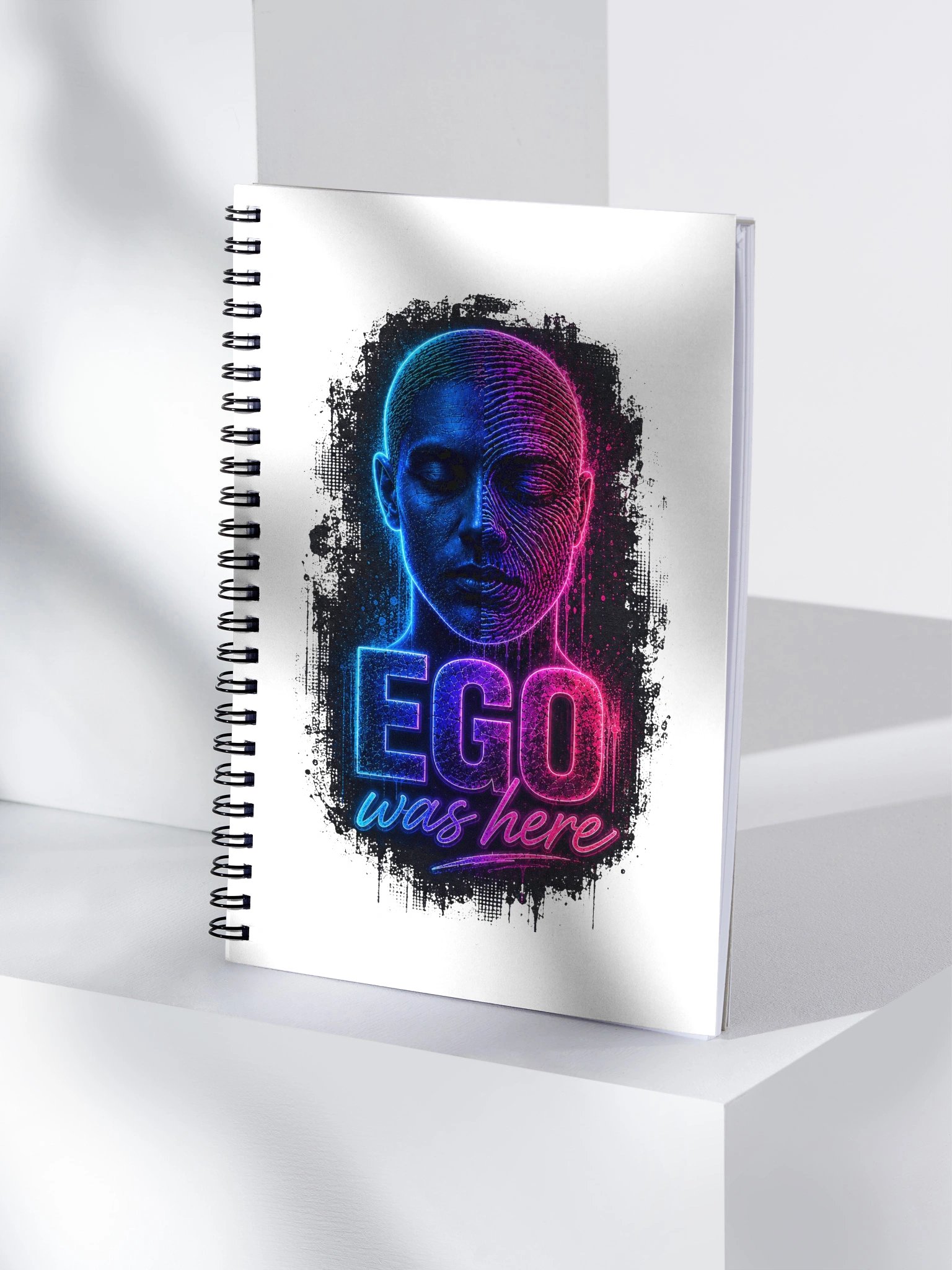 Neon Portrait Spiral Notebook product image (3)