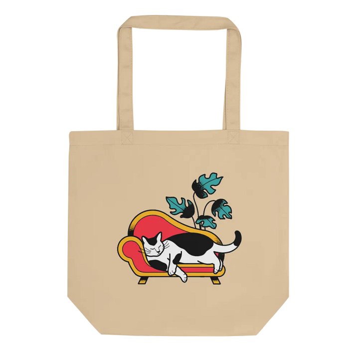 Lazy Cat Eco Bag product image (1)