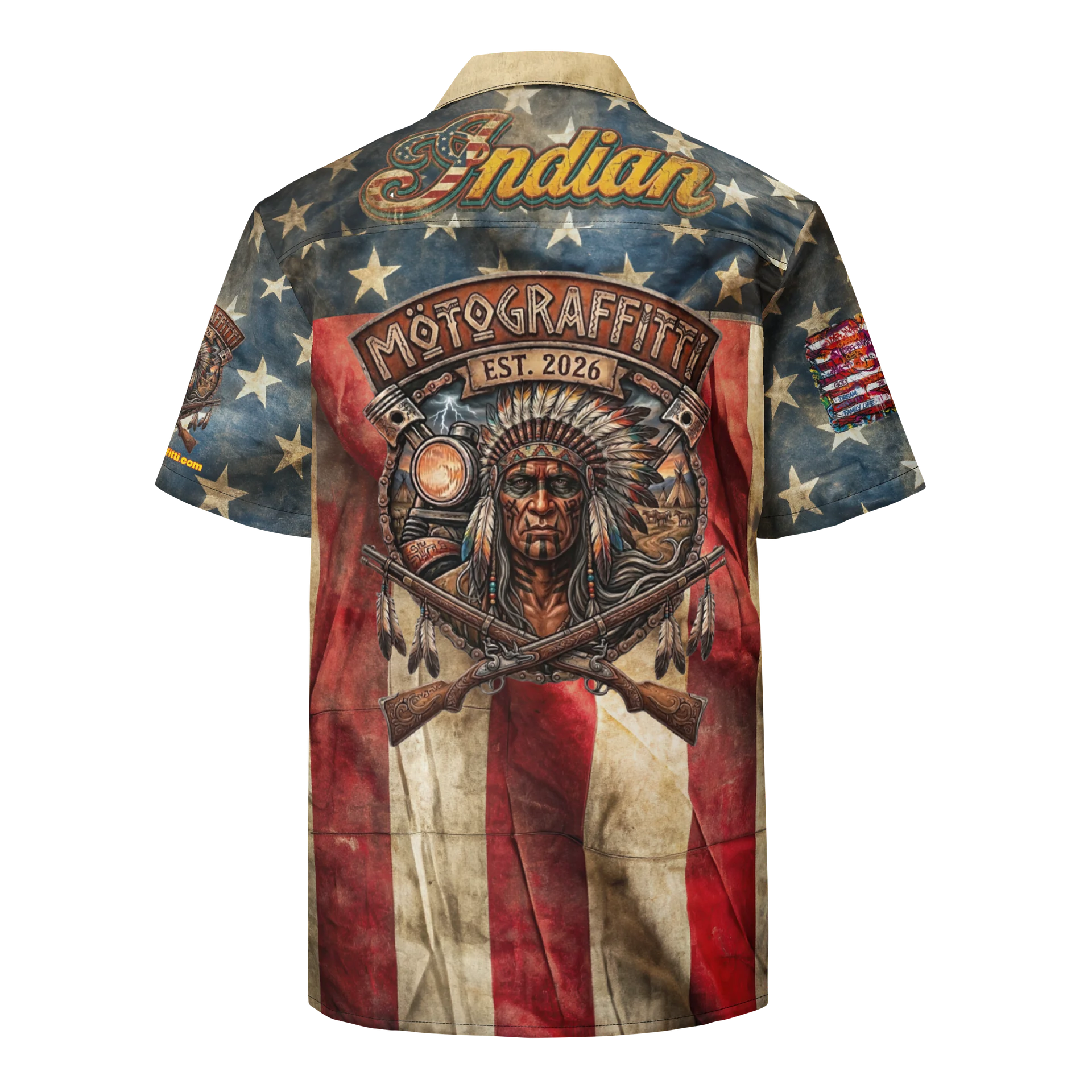 Indian MötoAmerican Freedom Fun Club Shirt product image (2)