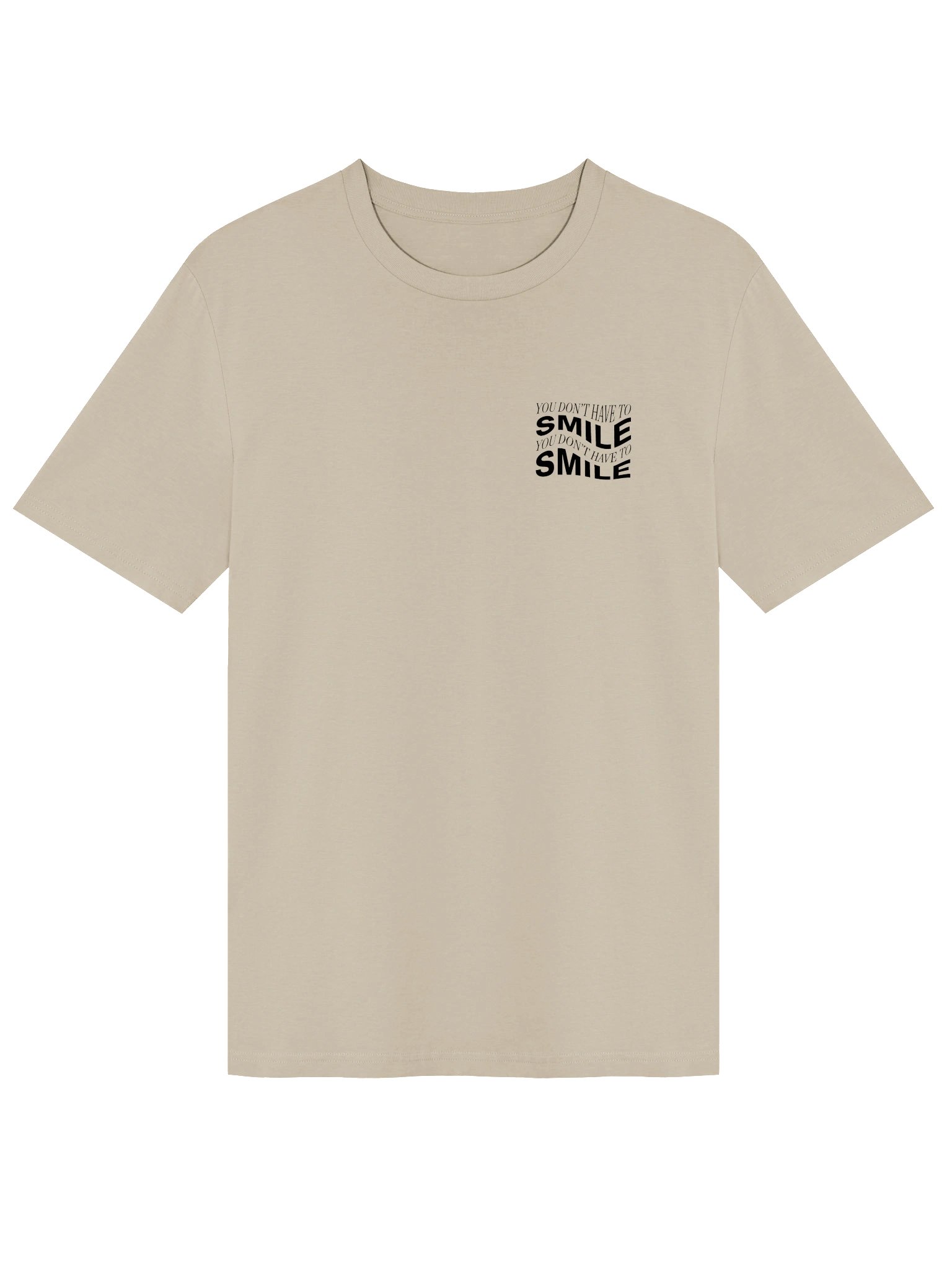 SMILE Organic Ribbed Crew-Neck T-Shirt product image (1)