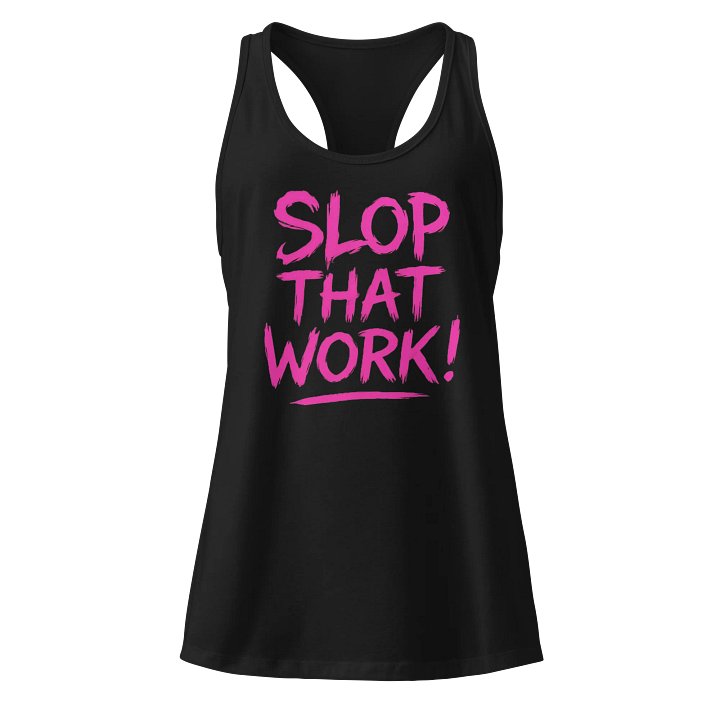 SLOP THAT WORK! Fem Racer Bank Tank Top product image (1)