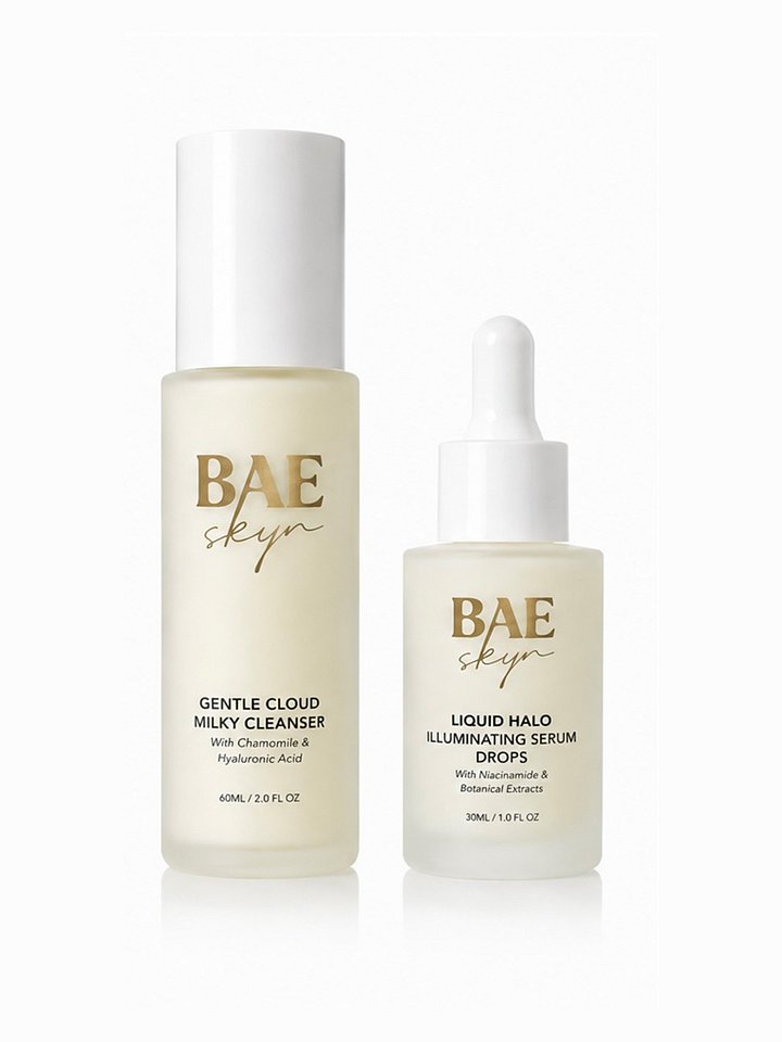 Gentle Cloud Milky Cleanser + Liquid Halo Serum Set product image (1)