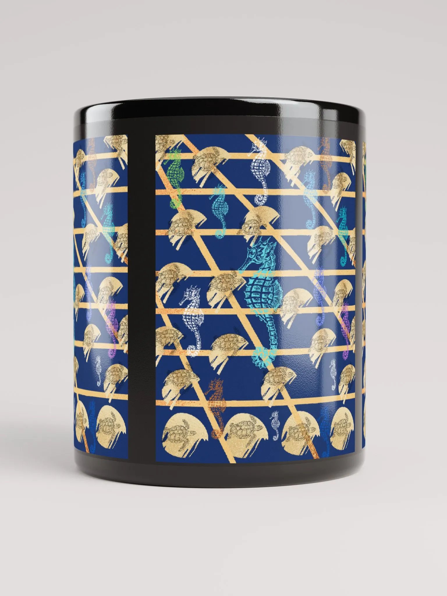 JoBeth Nautical ⚓ Black Glossy Mug product image (10)