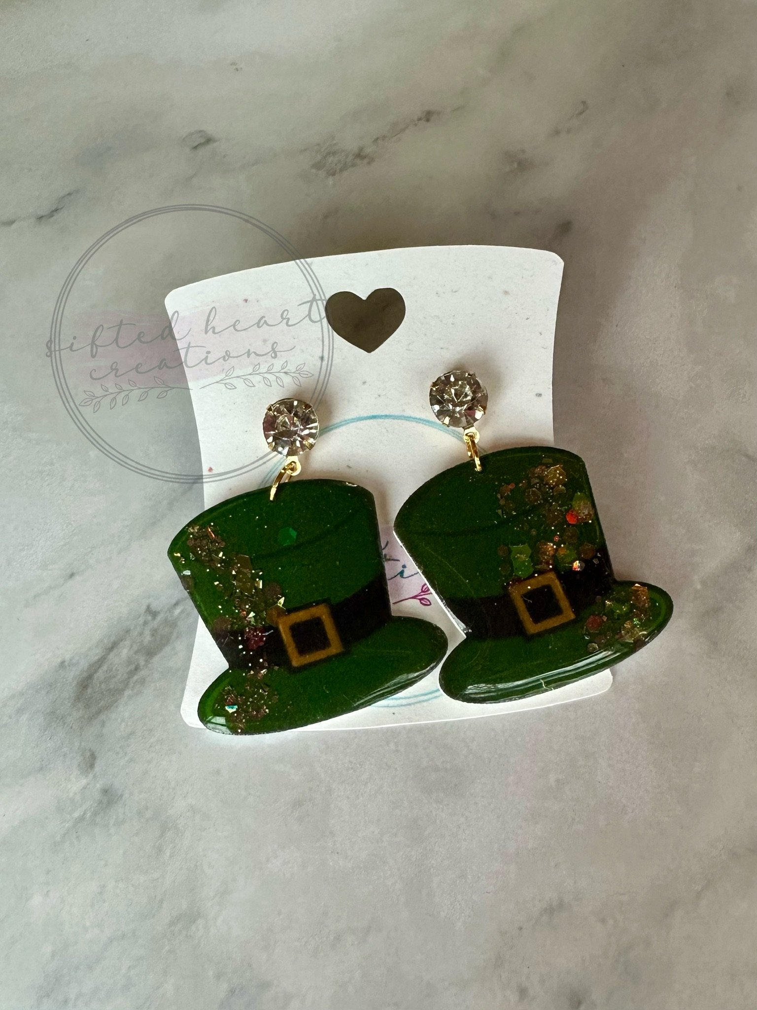 Leprechaun Hat Earrings product image (1)