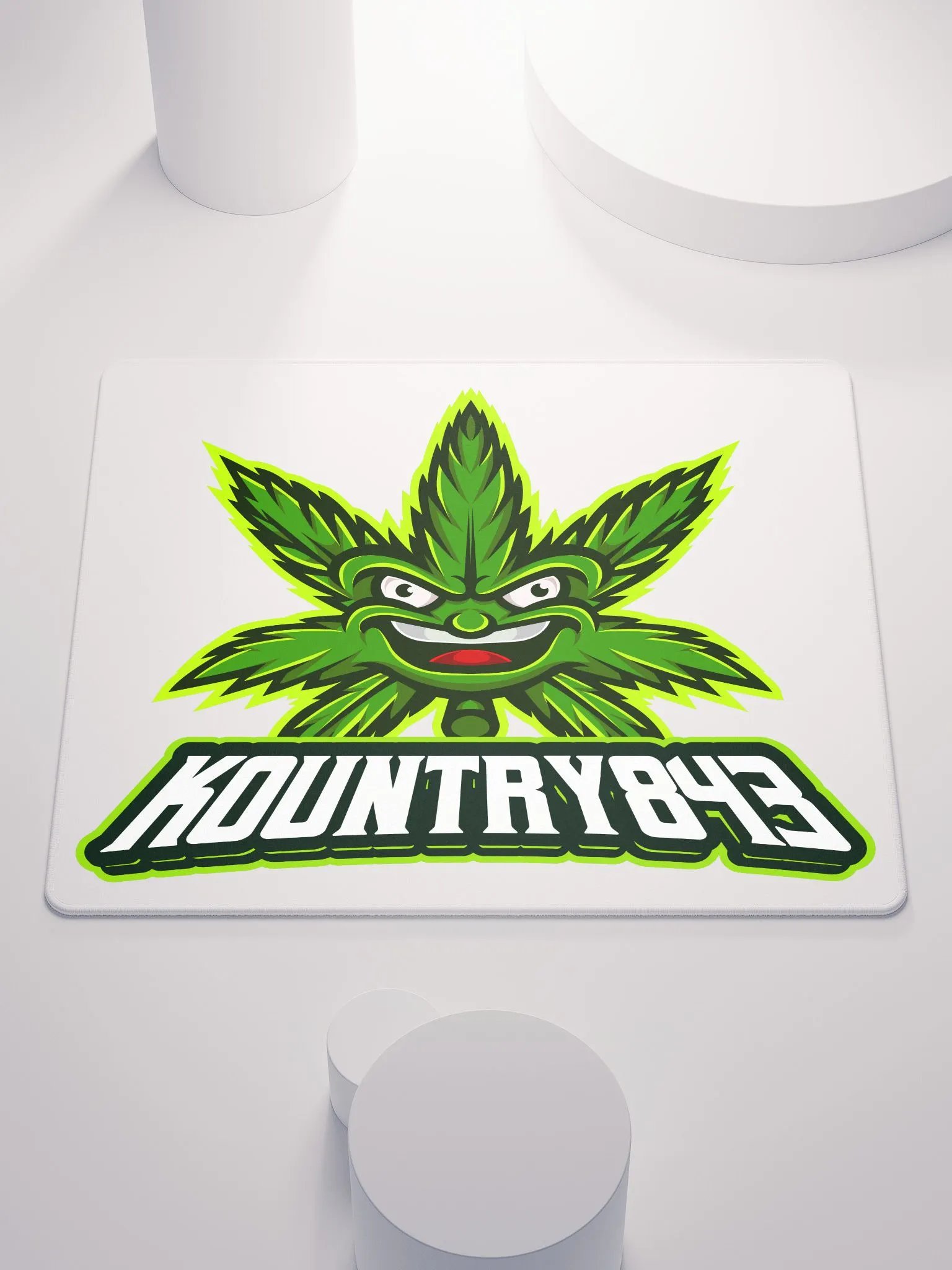 Kountry Cannabis Logo Gaming Mouse Pad product image (1)