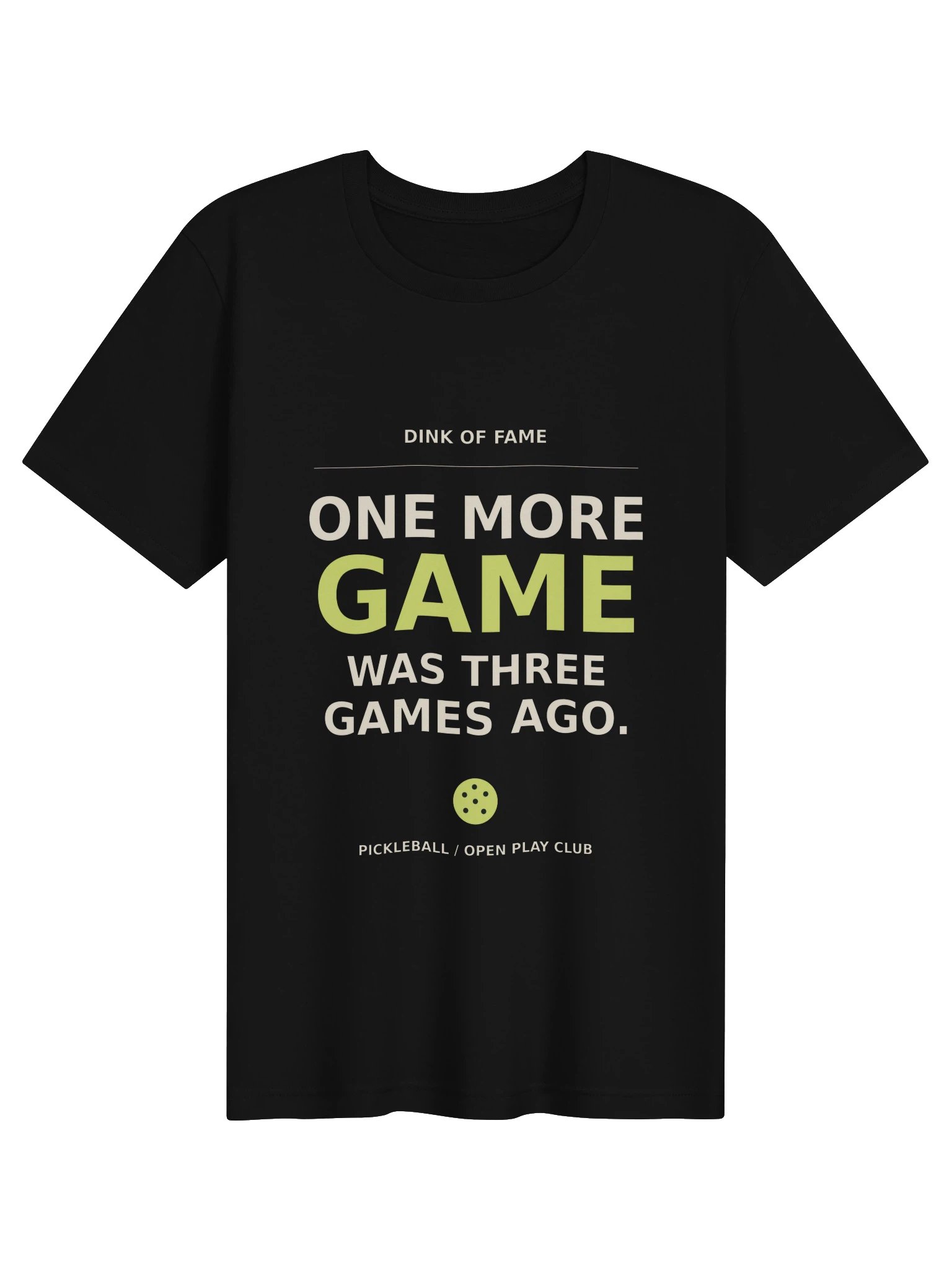 One More Game Pickleball Tee product image (1)
