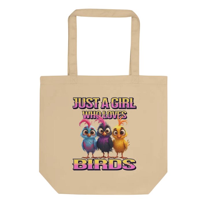 Just A Girl Who Loves Birds Whimsical Eco Tote product image (1)
