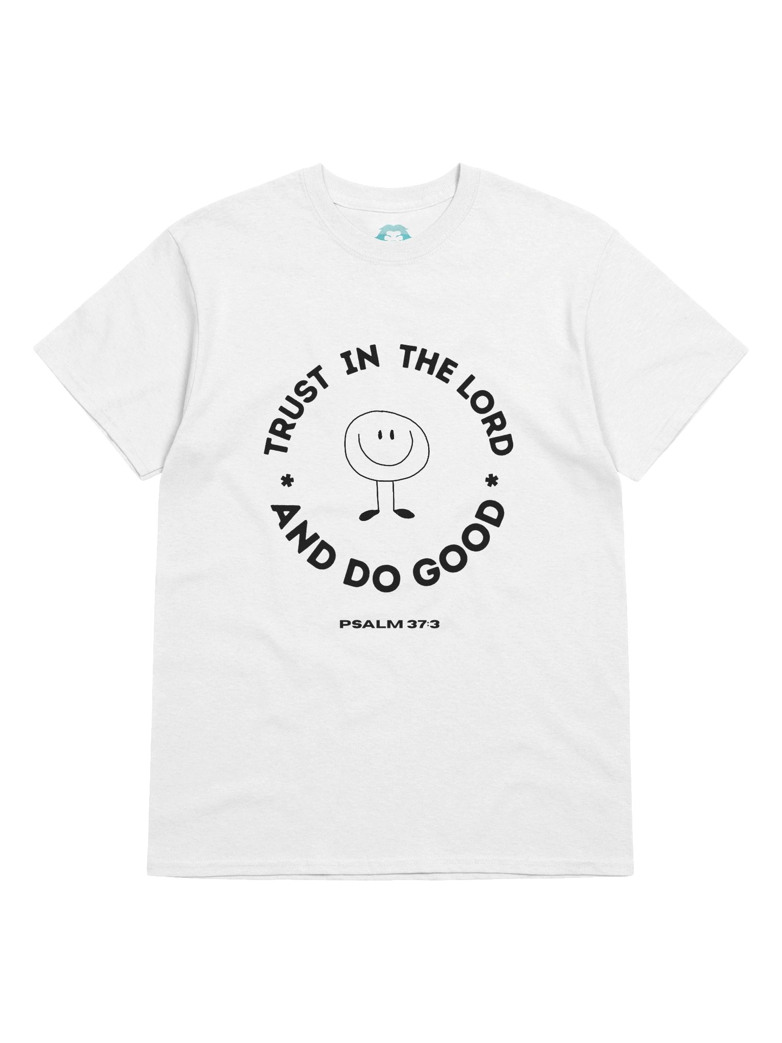 Psalm 37 Trust in the Lord (Happyface Tee) product image (10)