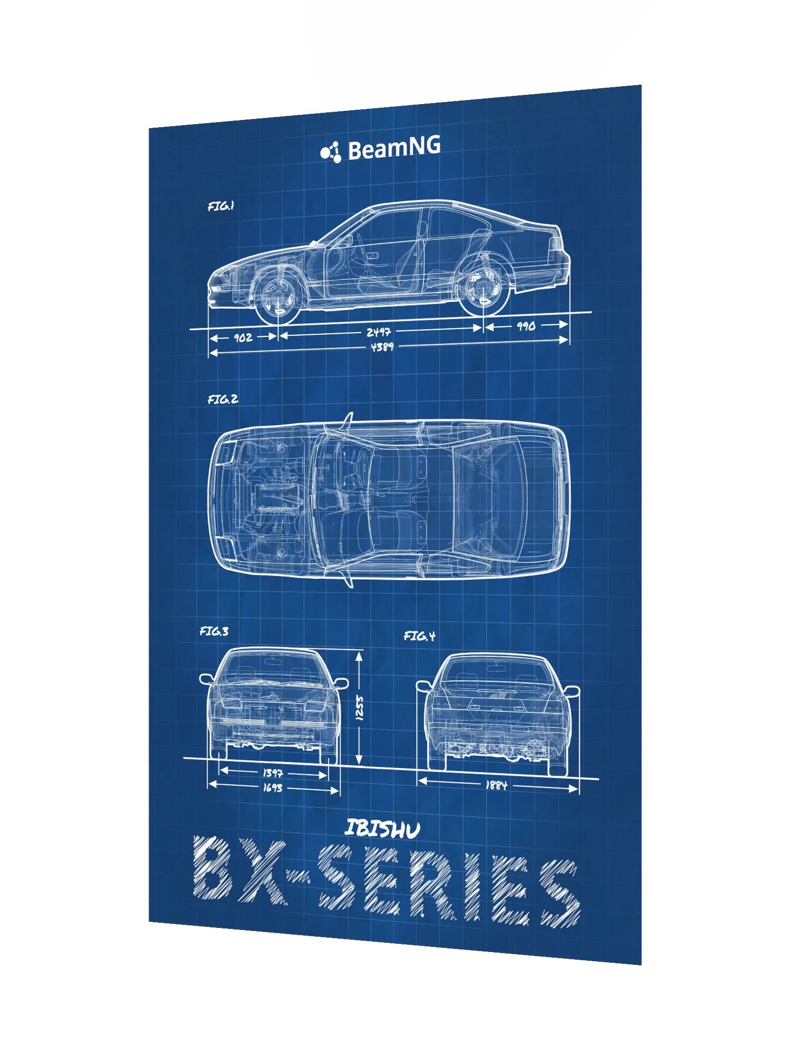 Ibishu BX-Series Blueprint Poster product image (3)