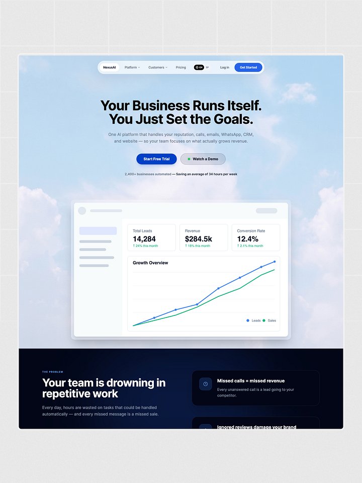 Ai Software Landingpage - Ai Studio Template product image (1)