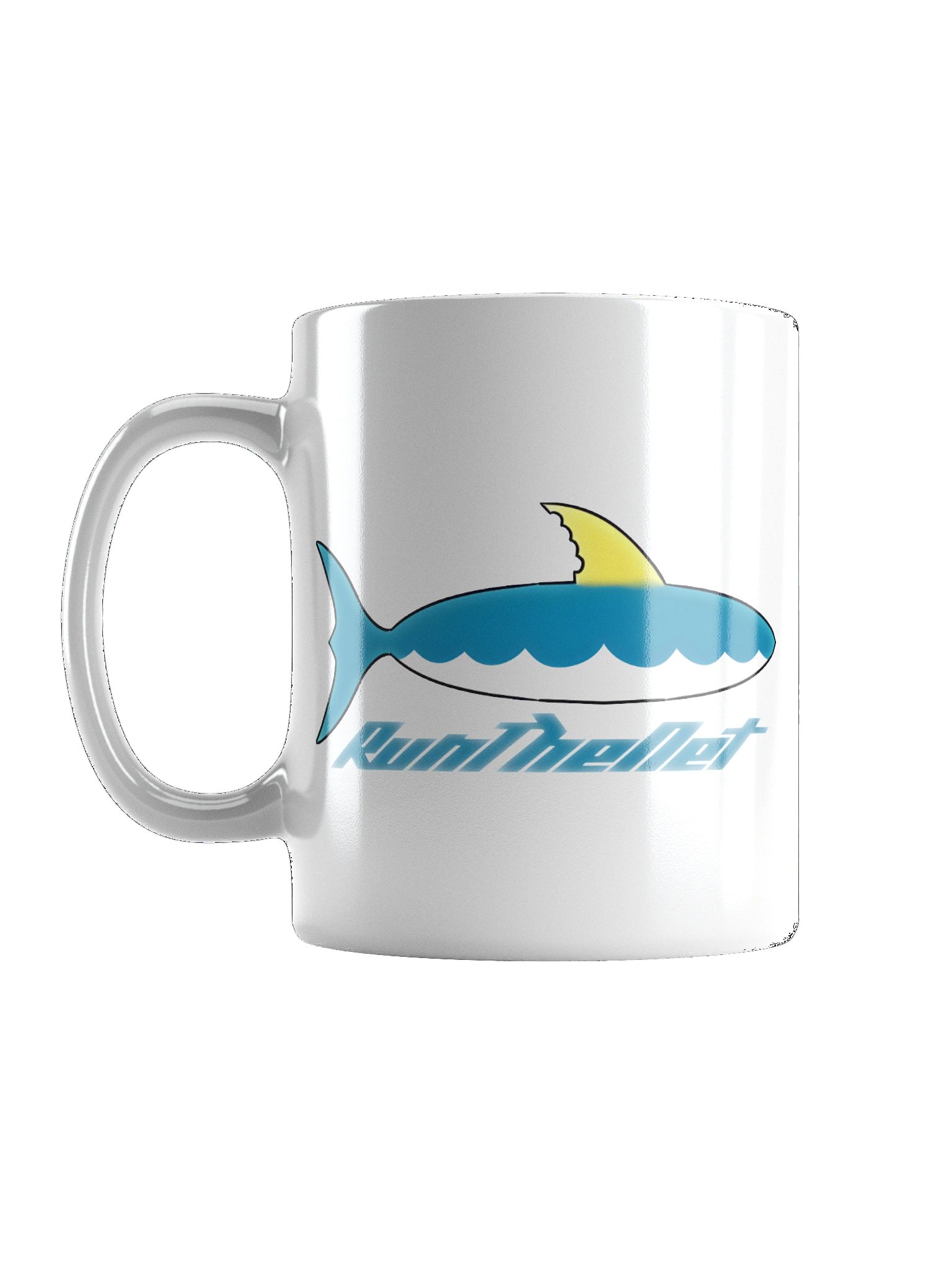Run The Net Surfer Mug (White) product image (3)