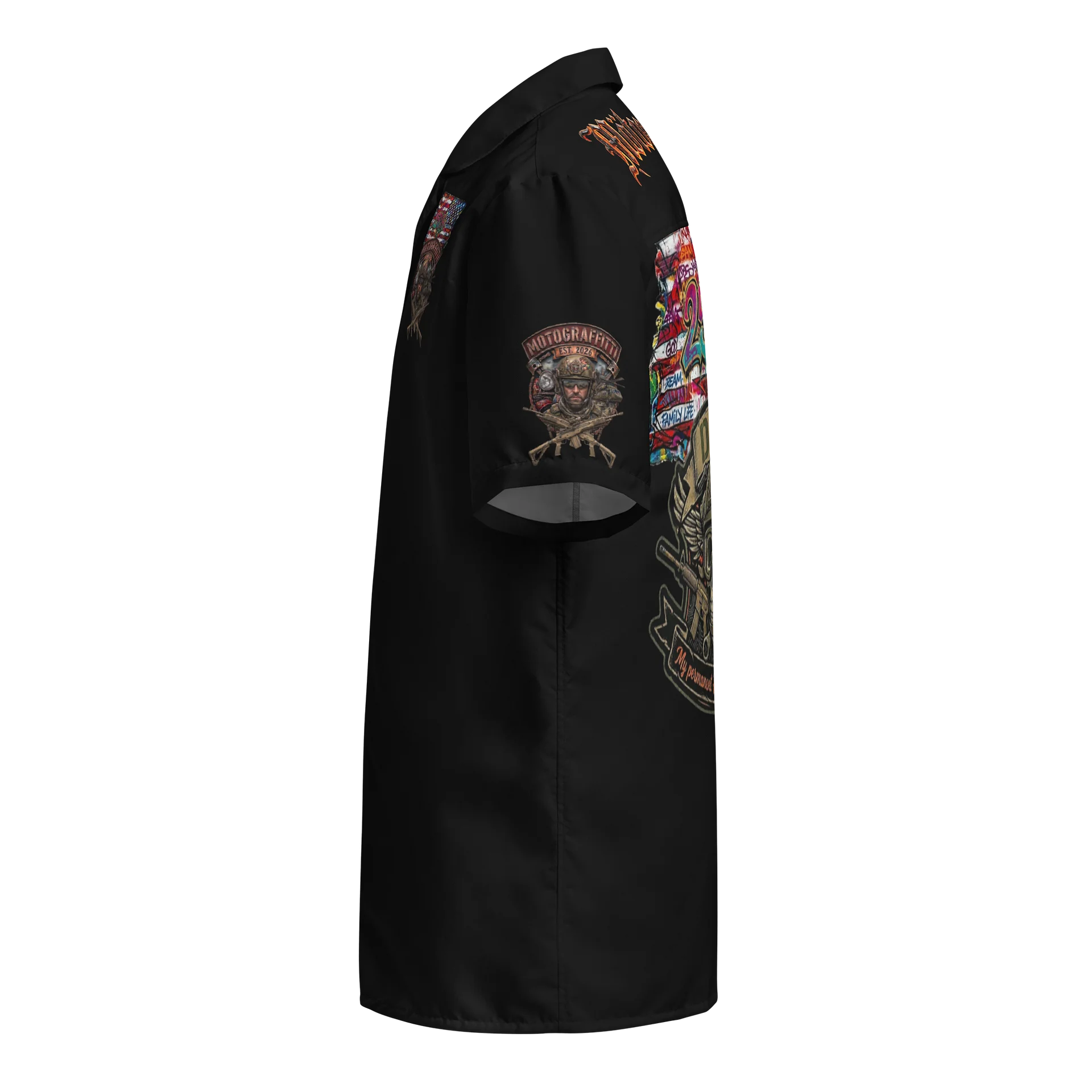 MötoGraffitti DD 214 Club Shirt (the 250 yr USA Anniversary vers) product image (3)