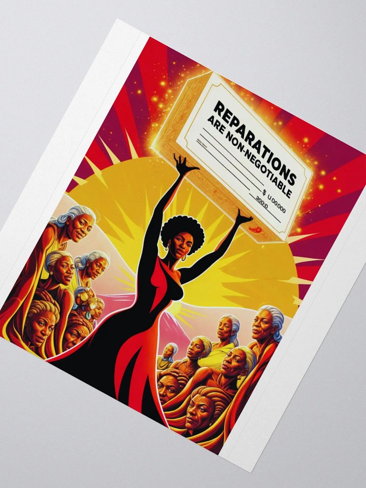 "Cut the Check" Reparations Digital Art product image (2)