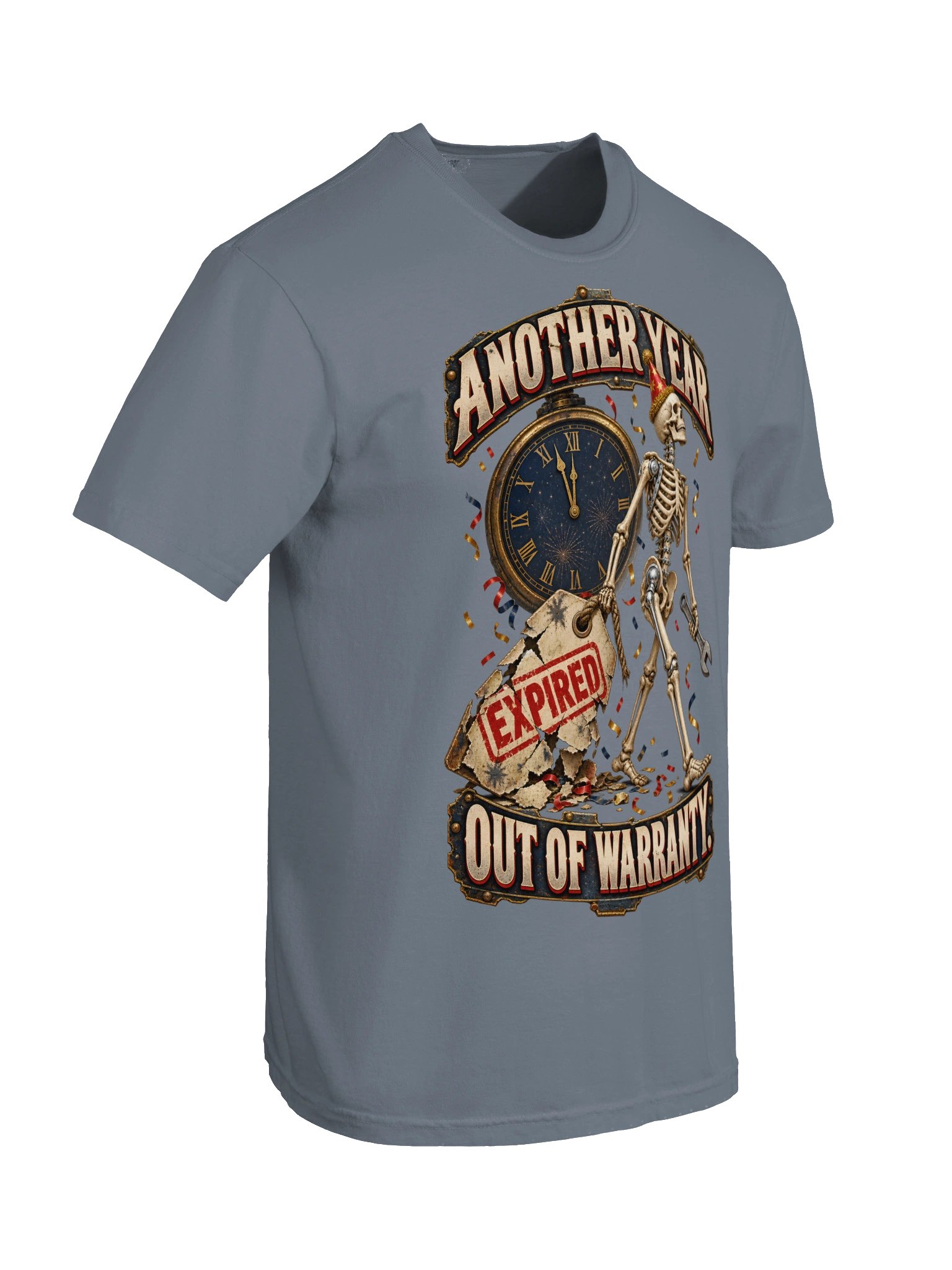Funny Birthday & New Year Shirt — Another Year, Out of Warranty | Broken Resolutions™ product image (11)