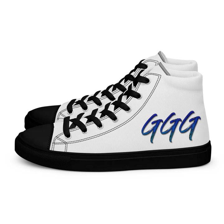 GGG Logo Women's High Top Canvas Shoes product image (1)