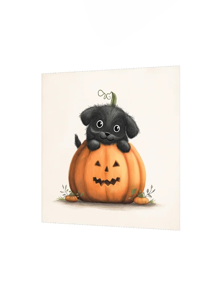 Cute Halloween Puppy in Pumpkin product image (9)