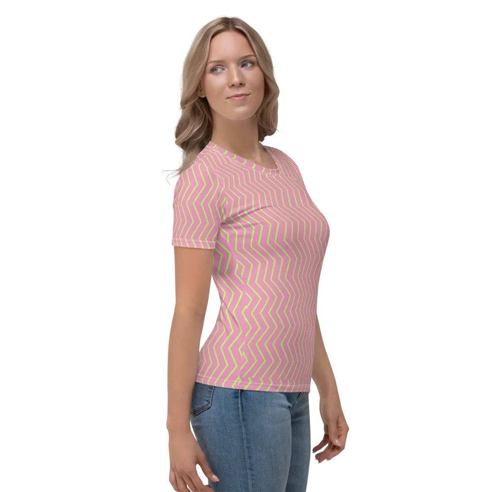 Zigzag Zest Women's Crew Neck T-Shirt product image (4)