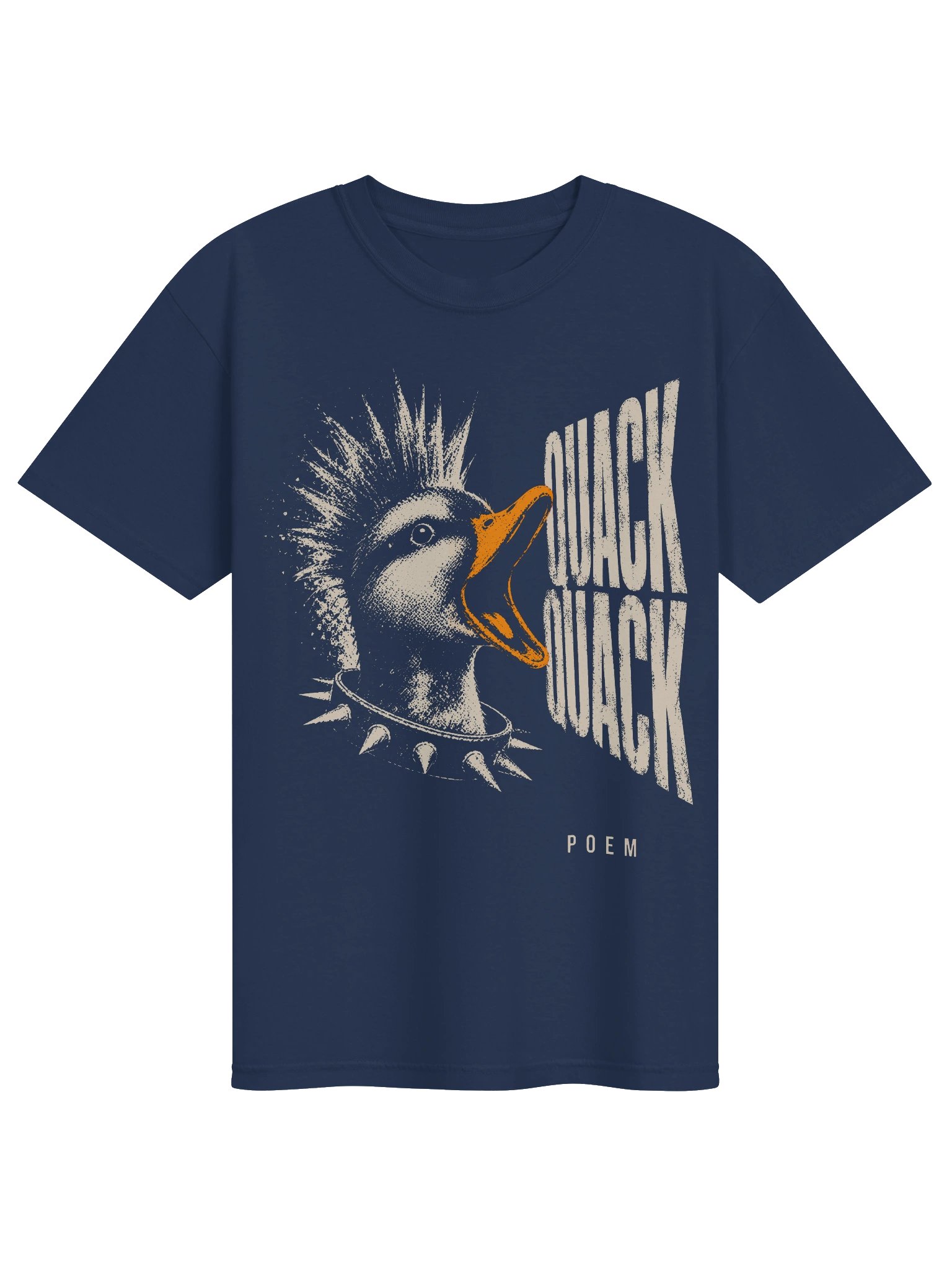 Punk Duck Quack Poem Heavyweight Graphic Tee product image (25)