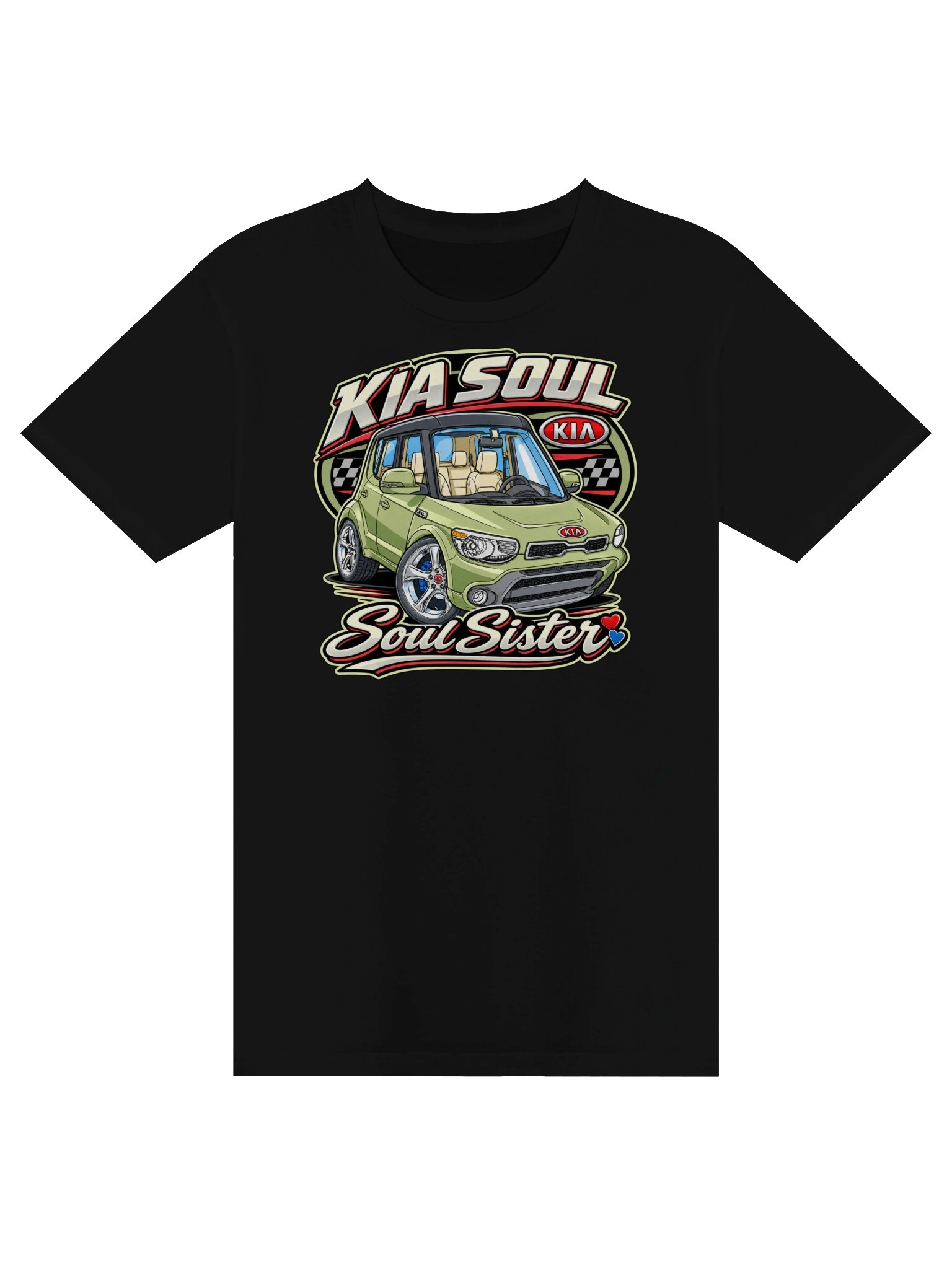 Kia Soul – Soul Sister Cartoon T-Shirt product image (5)
