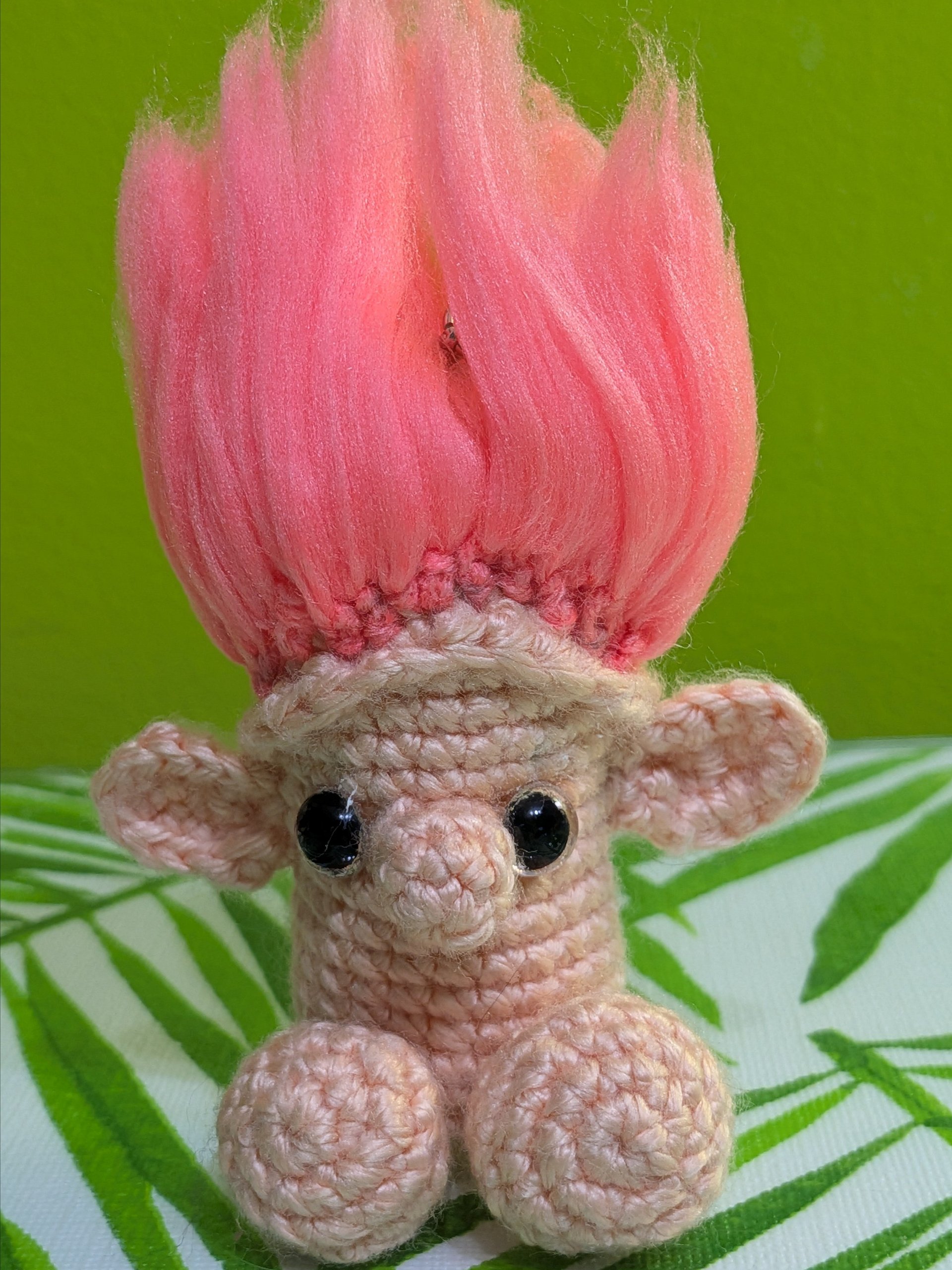 Handmade Mystery Troll PP Keychain RANDOM COLOUR product image (1)