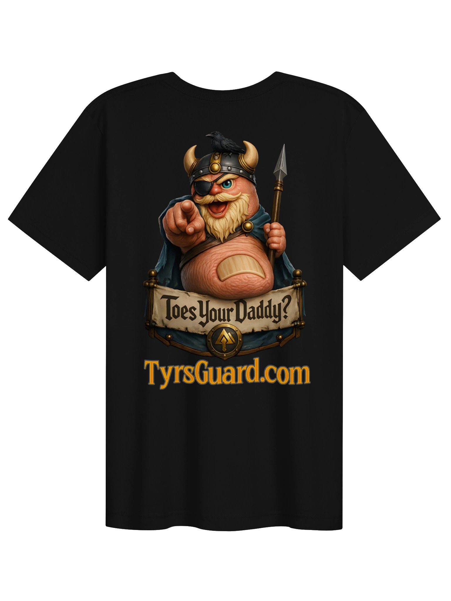 Toedin "Toes Your Daddy?" T-Shirt Front and Back product image (15)