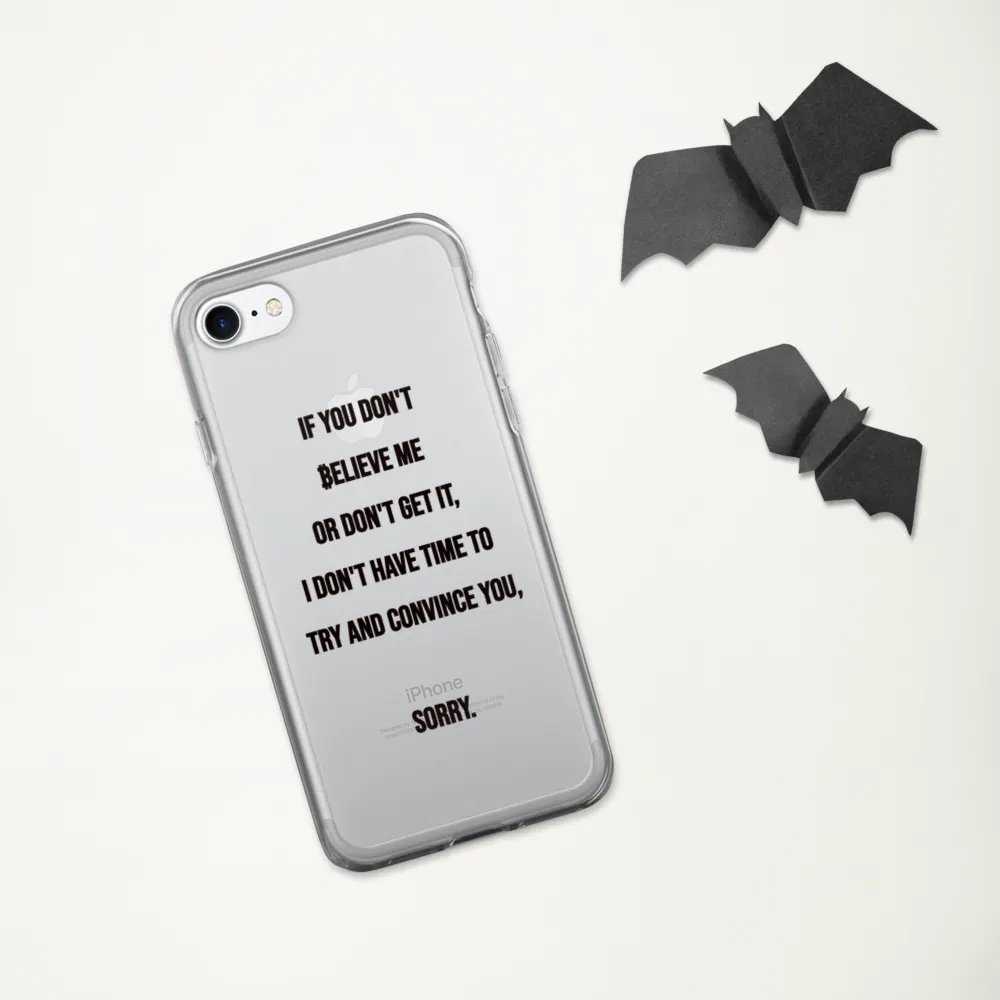 SATOSHI Quote - iPhone Clear Case product image (6)