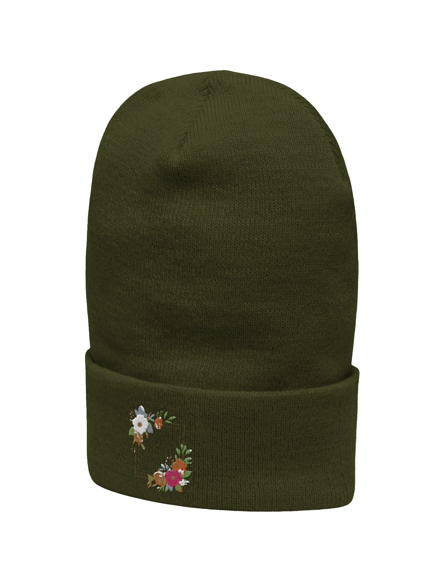 Flowers D Yupoong Cuffed Beanie product image (17)