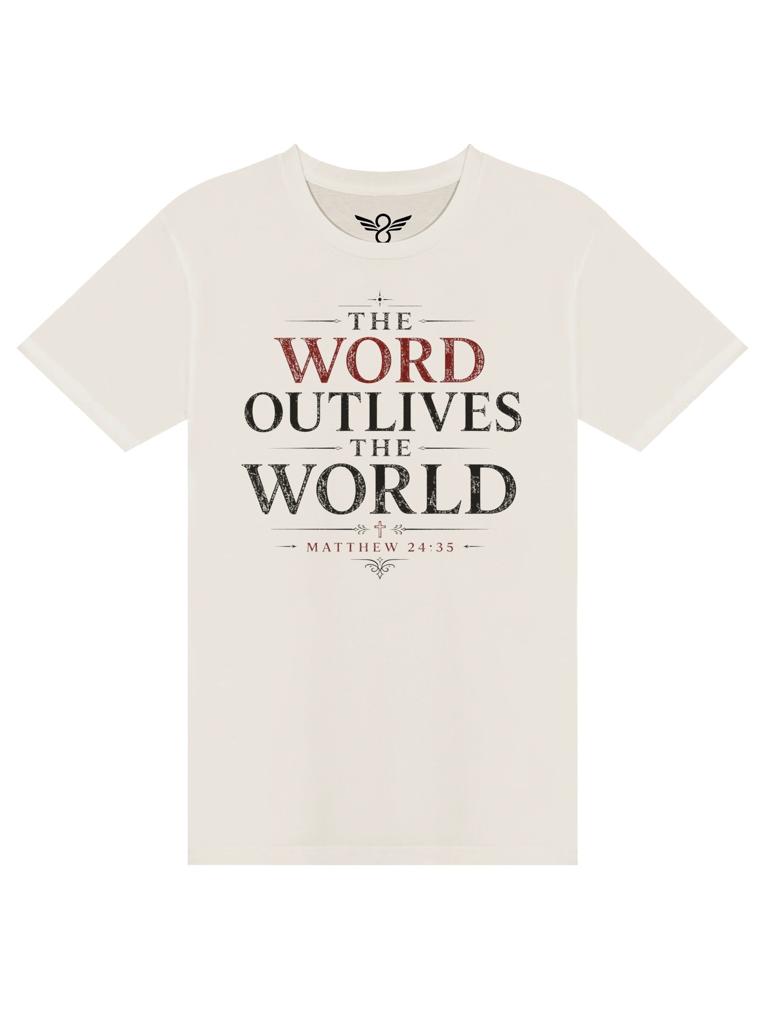 The Word Outlives the World Heritage Tee product image (1)