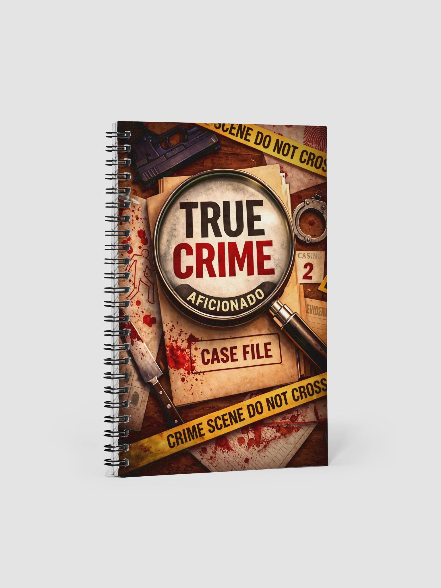 True Crime Aficionado Case File Notebook product image (1)
