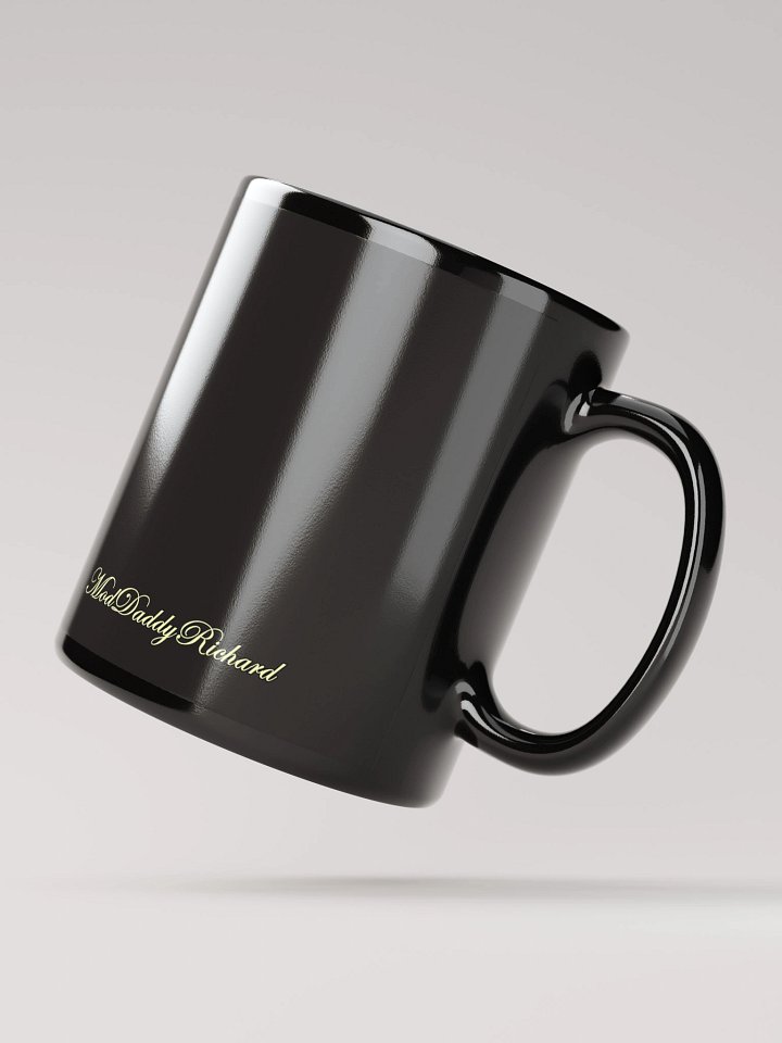 Lion's Play Black Glossy Mug product image (2)