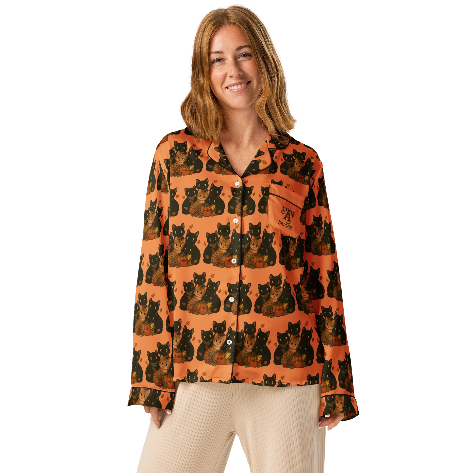 Cat brigade fall Women's Pajama Top product image (1)