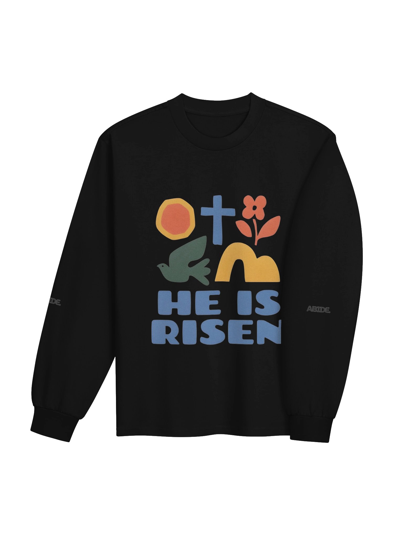 He Is Risen Christian Long Sleeve Shirt | Resurrection Graphic Tee product image (4)