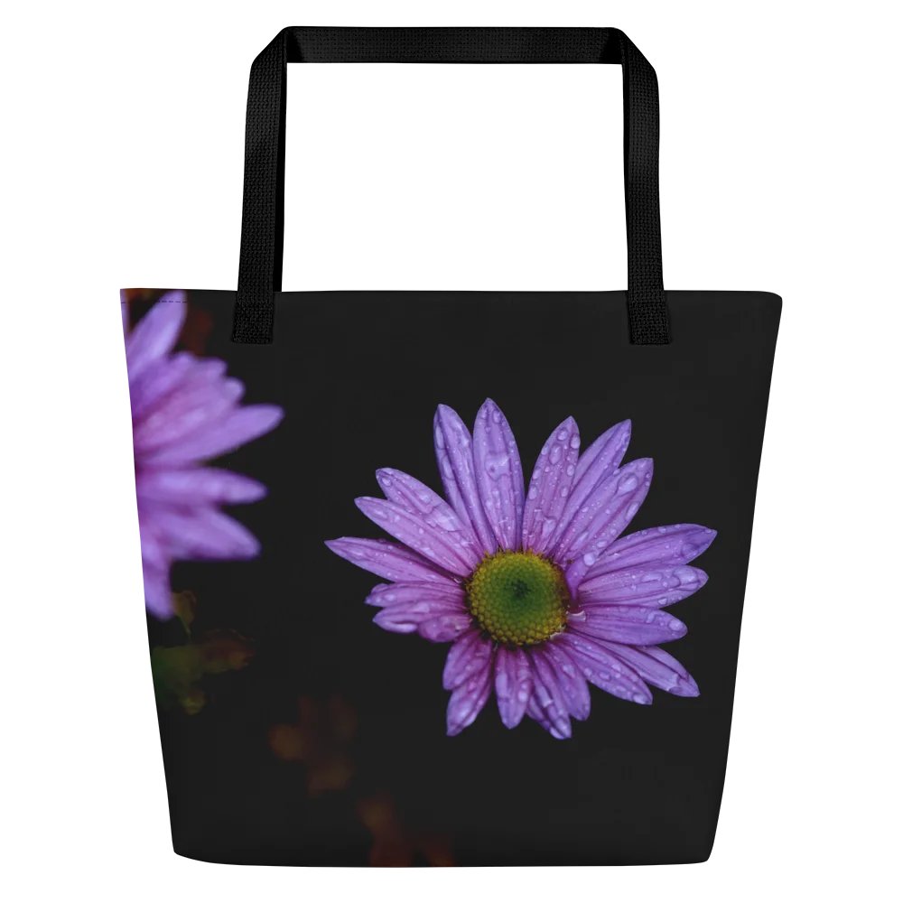 Large tote bag - Pink blossom with dew drops product image (2)