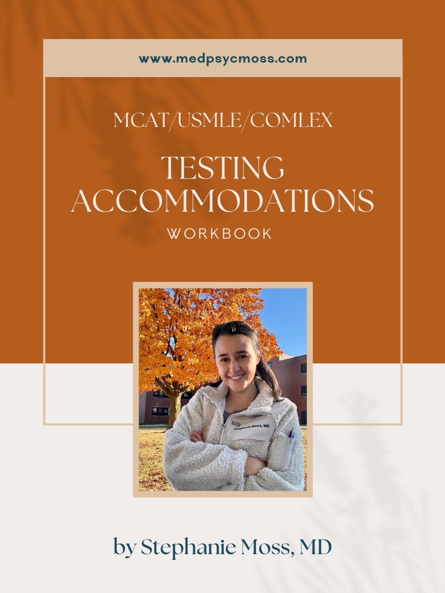 Testing Accommodations Workbook: MCAT, USMLE, COMLEX product image (1)
