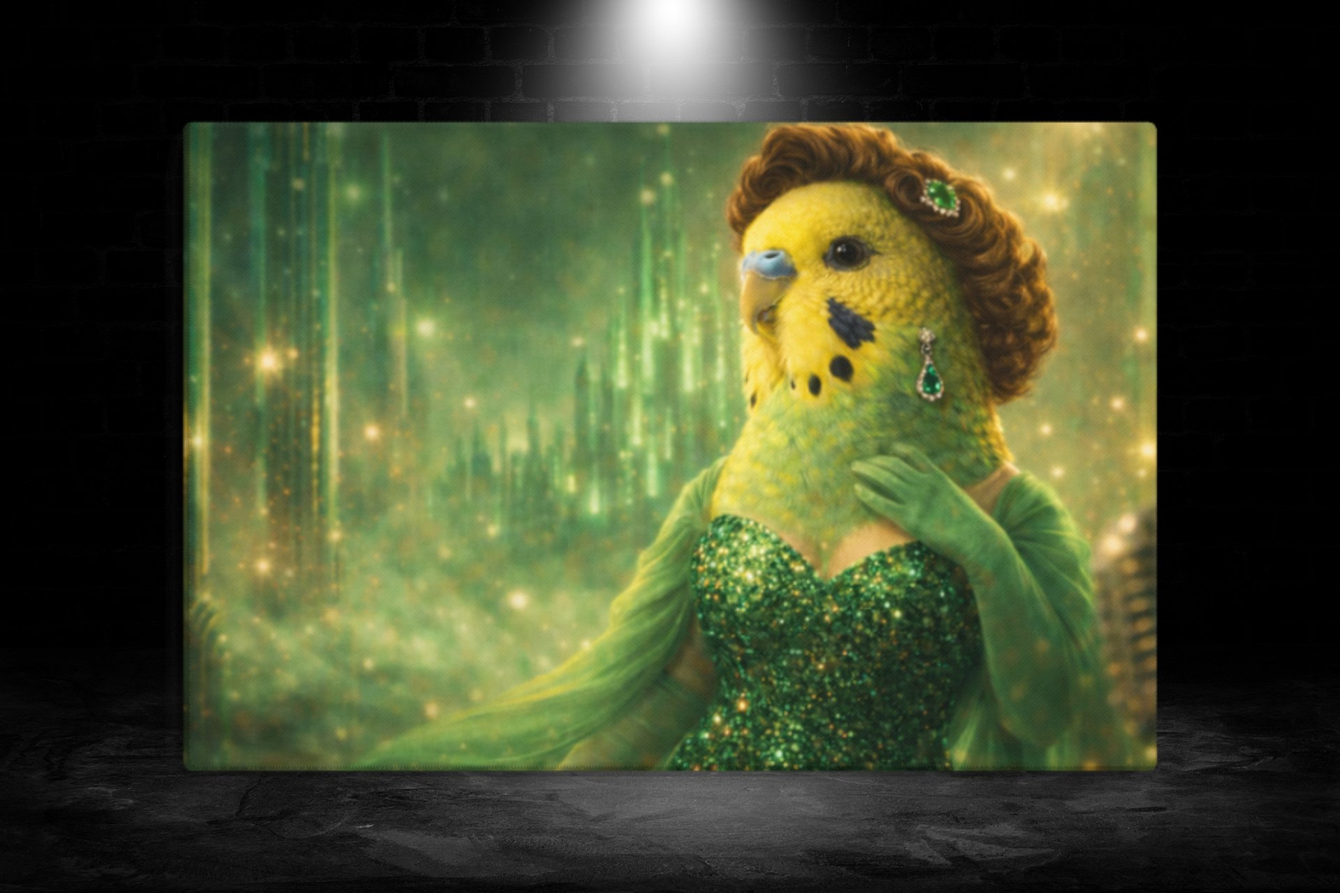 Golden Age Glamourbird — The Emerald Ingenue product image (3)