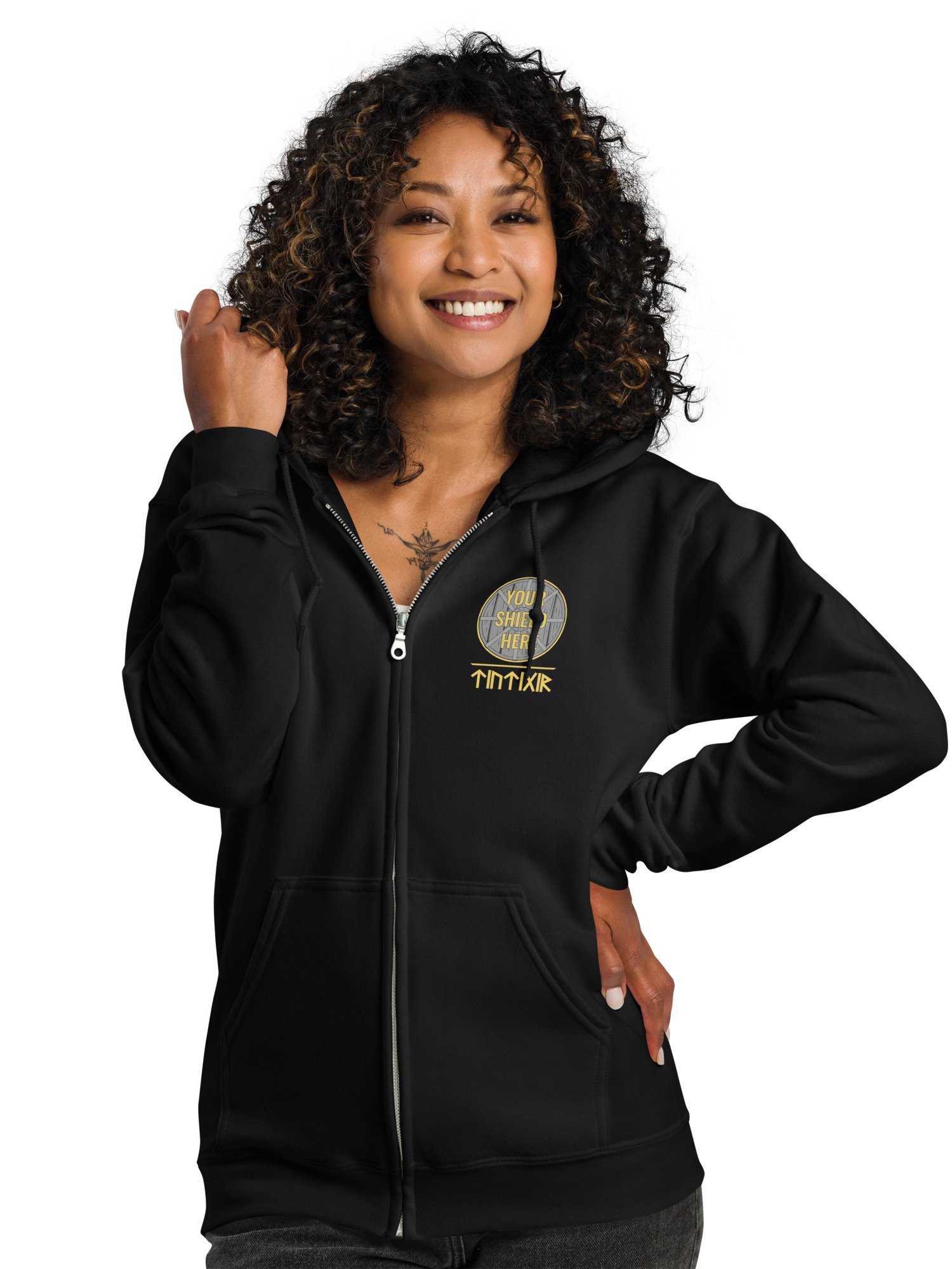 'THE 100' ZIP HOODIE by MIMIDOTB product image (7)