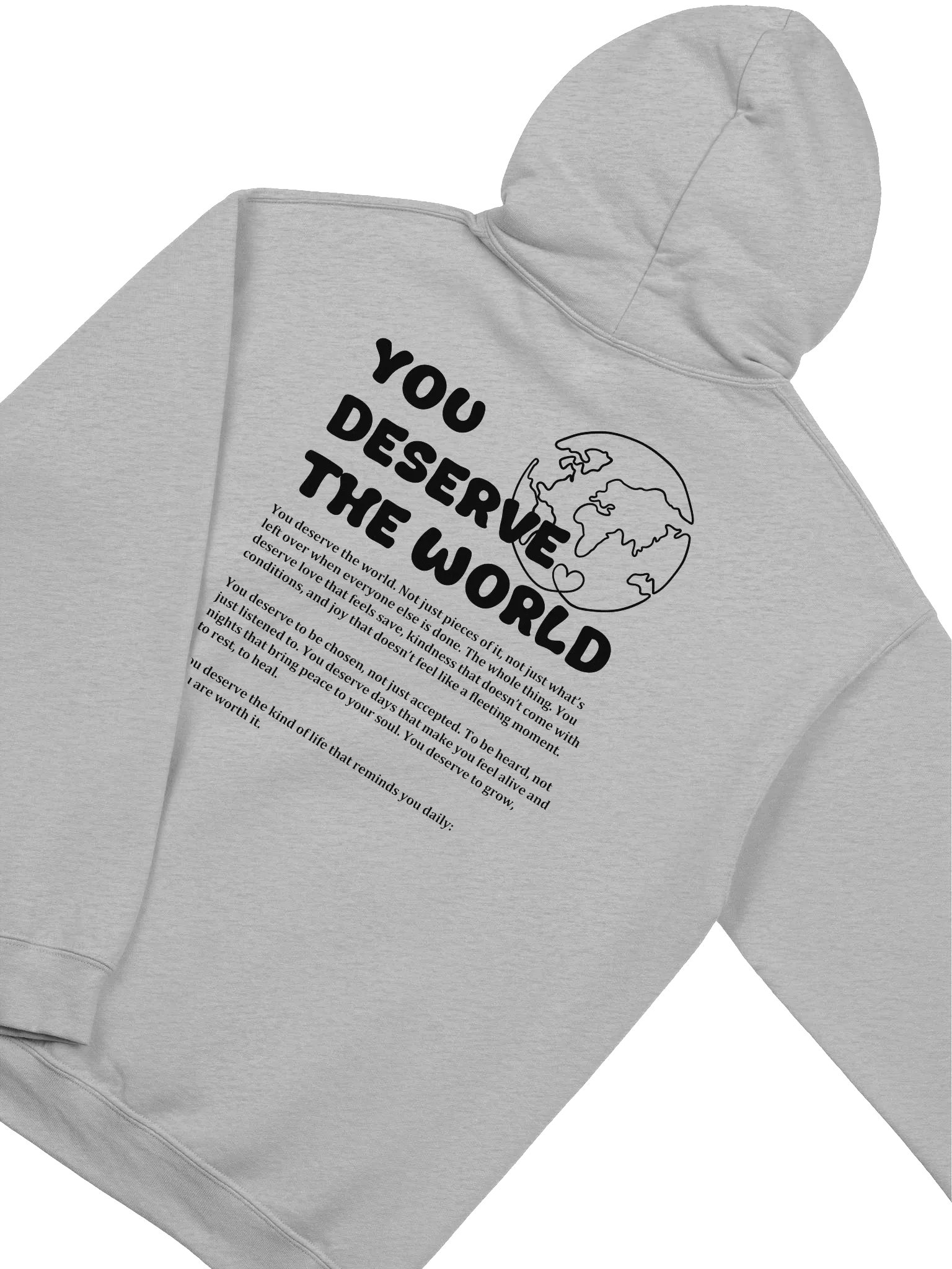 You deserve the world bl - Hoodie product image (4)