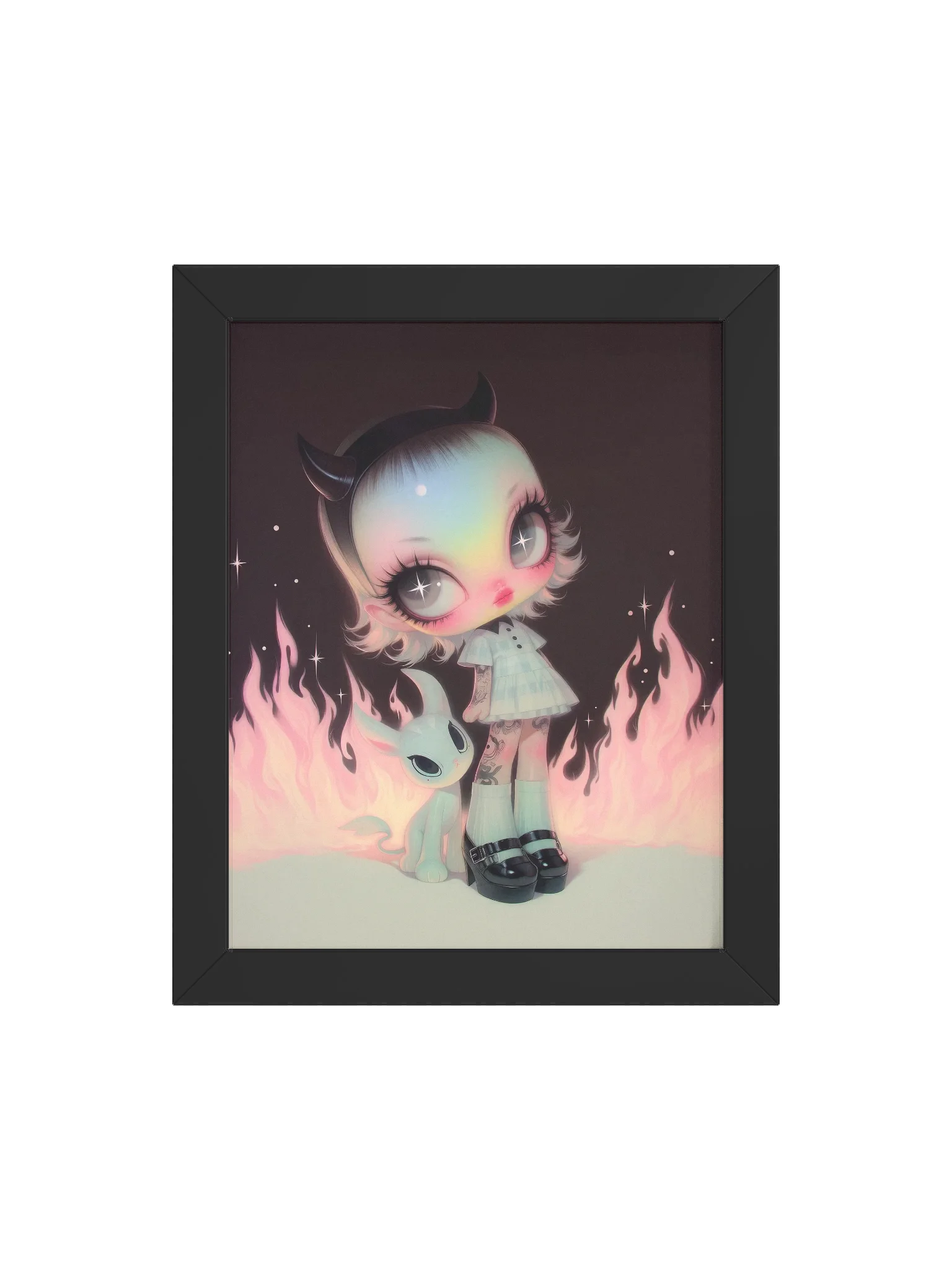 Still, I Burn Framed Print product image (4)