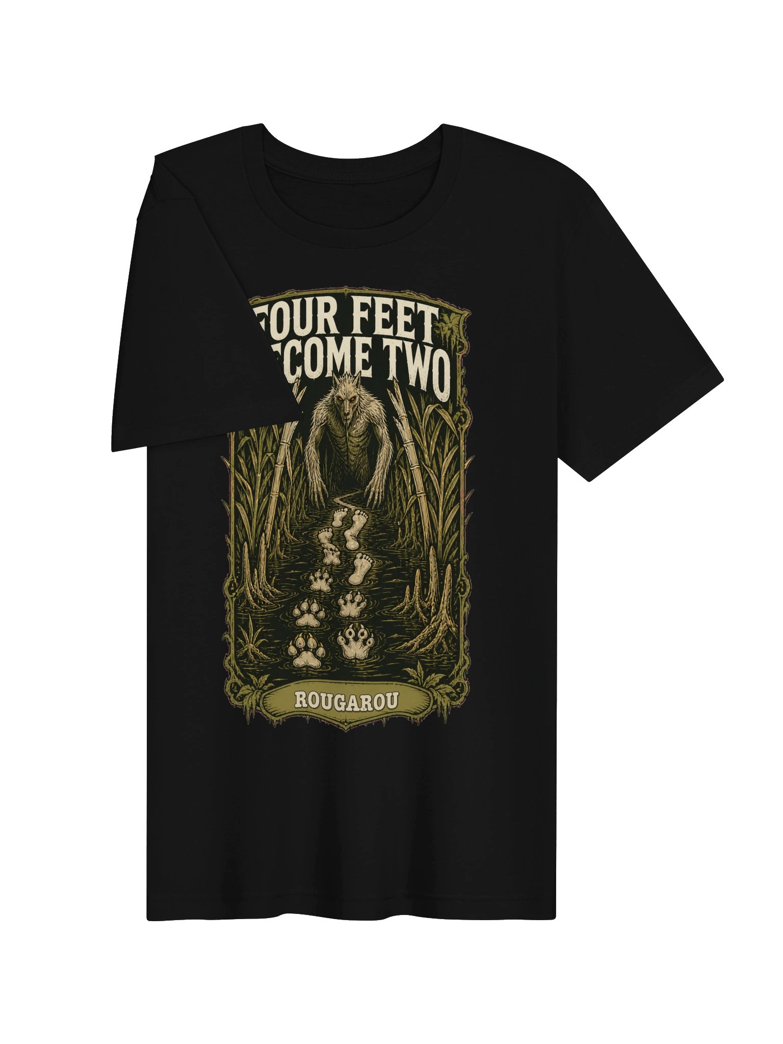 Rougarou — Four Feet Become Two Tee product image (16)