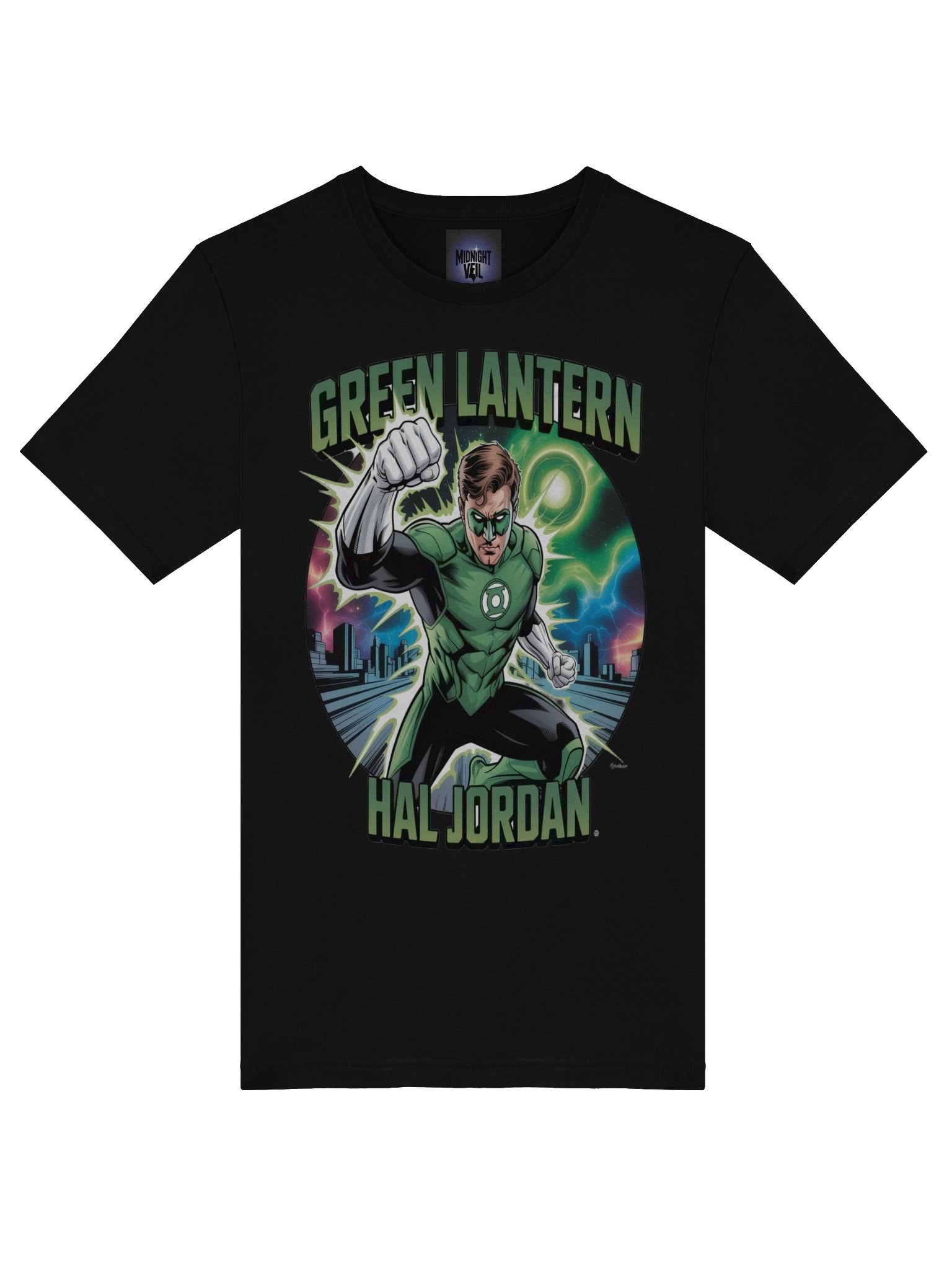 Emerald Sentinel: Hal Jordan Green Lantern Supersoft Graphic T-Shirt product image (7)