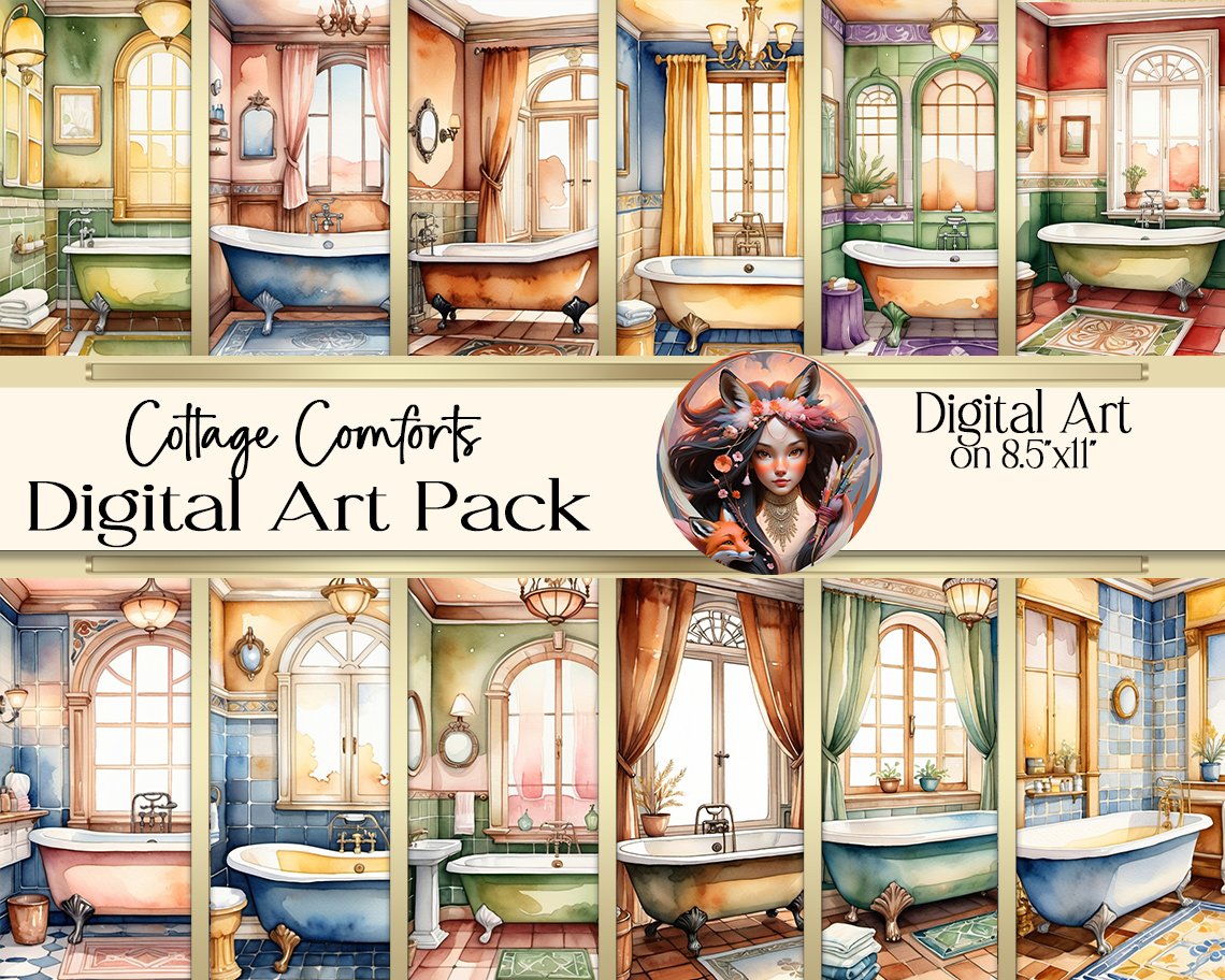 Cottage Comforts Digital Art product image (1)