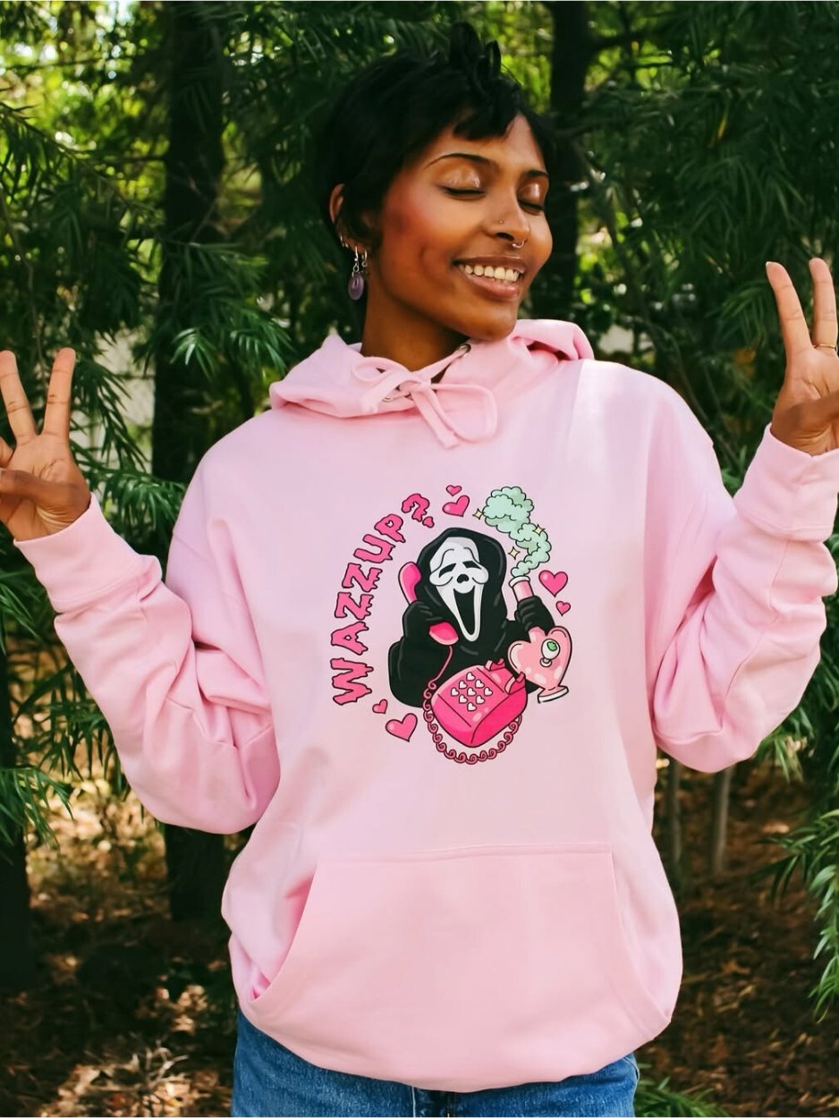 Ghostly WAZZUP? Hoodie product image (1)
